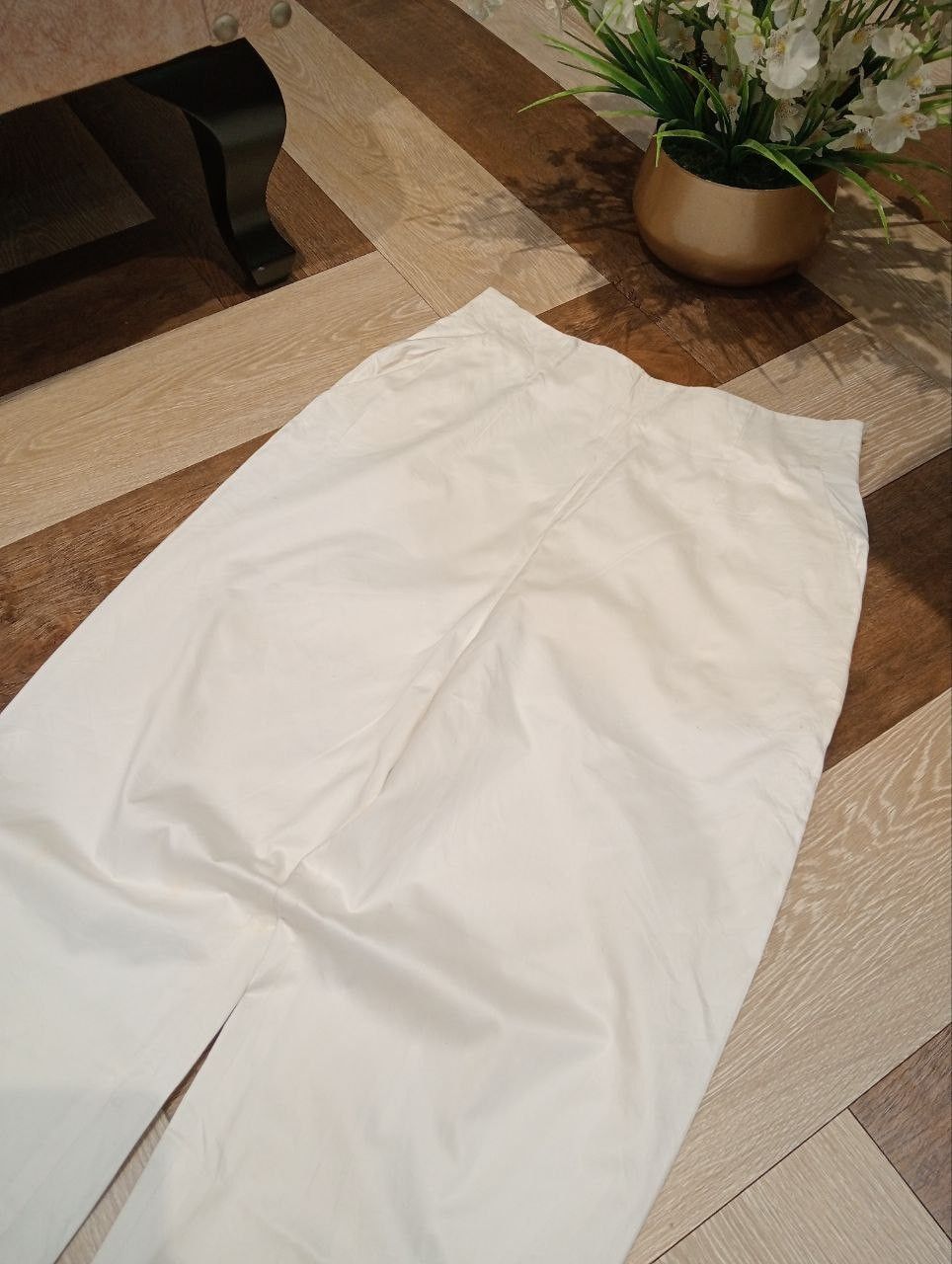 Christian Dior Monsieur VINTAGE CHRISTIAN DIOR WHITE PANTS Size 28" / US 6 / IT 42 - 4 Thumbnail