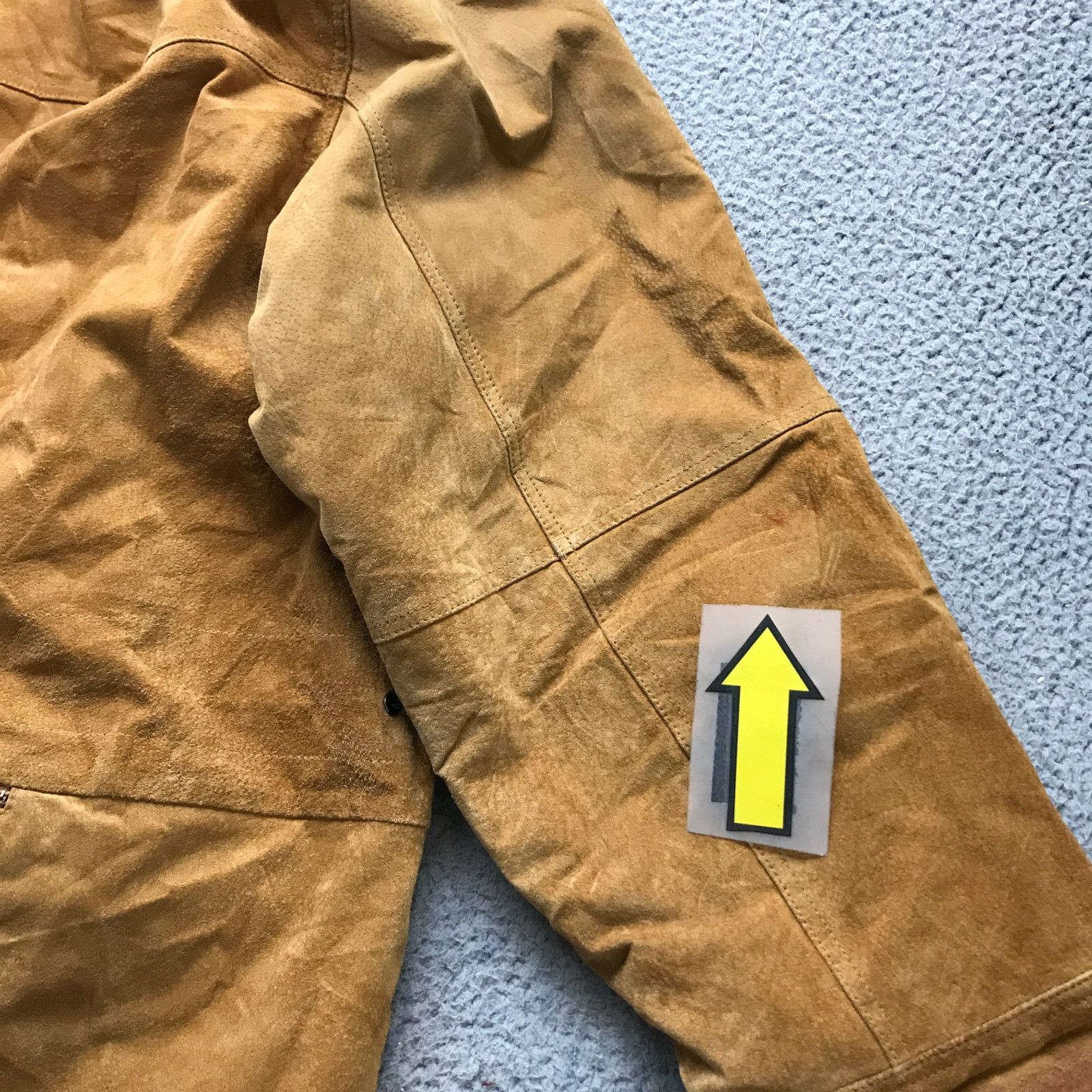 Wilsons Leather Wilsons Leather M. Julian Jacket Large Suede Faux Fur Trim Size L / US 10 / IT 46 - 12 Thumbnail