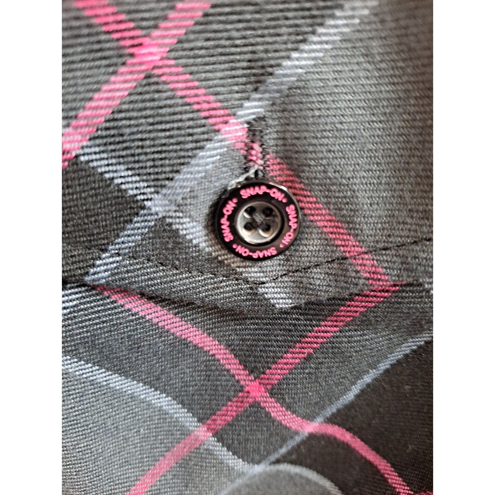 Other Dixxon Snap-On Flannel Shirt Limited Edition Plaid Button Up Size US XL / EU 56 / 4 - 7 Thumbnail