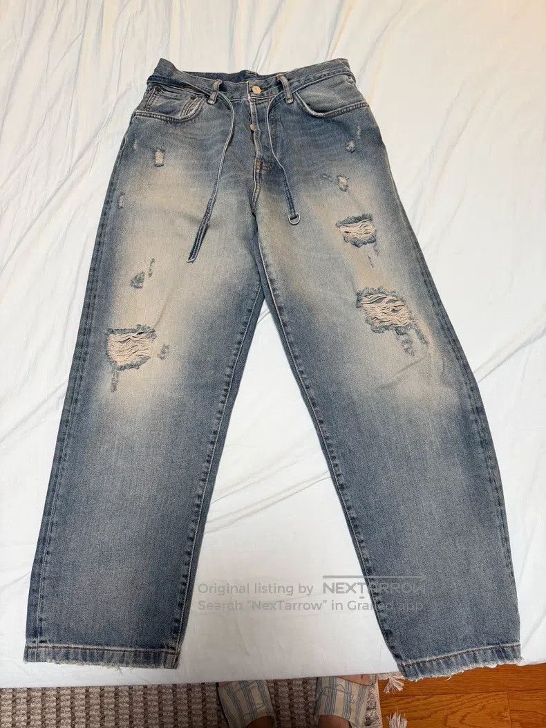 Acne Studios Acne Studios Ripped Denim Pants Size US 27 - 1 Thumbnail