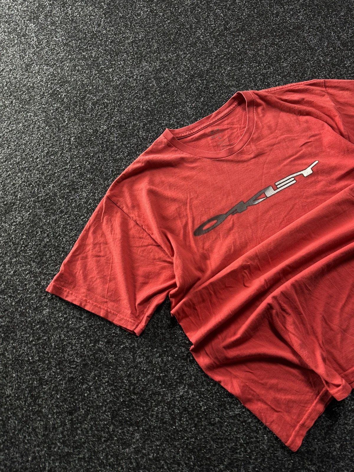 Oakley × Vintage 🚨 RARE OAKLEY CENTER LOGO BOXY FIT VINTAGE TEE Y2K OUTDOOR Size US L / EU 52-54 / 3 - 2 Thumbnail