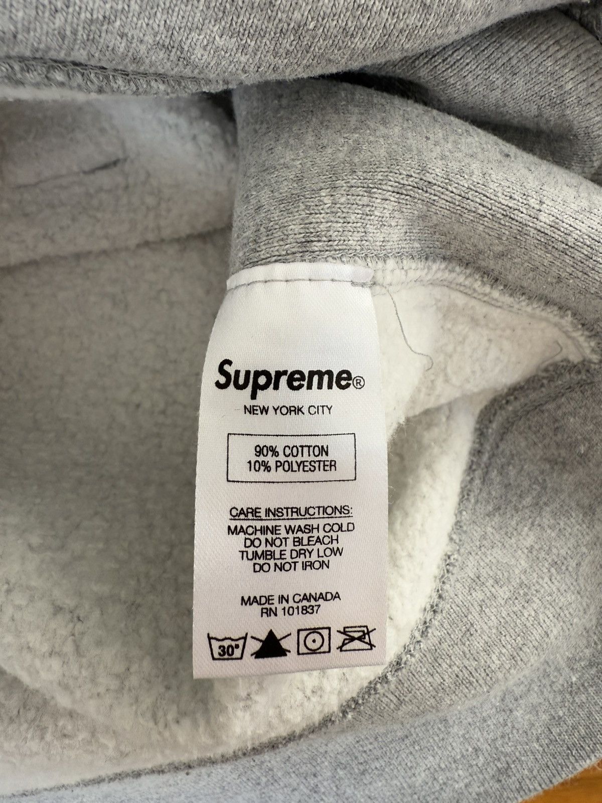 Supreme Supreme SS17 Grey Green Chenille Arc Logo Hoodie Size US M / EU 48-50 / 2 - 8 Thumbnail