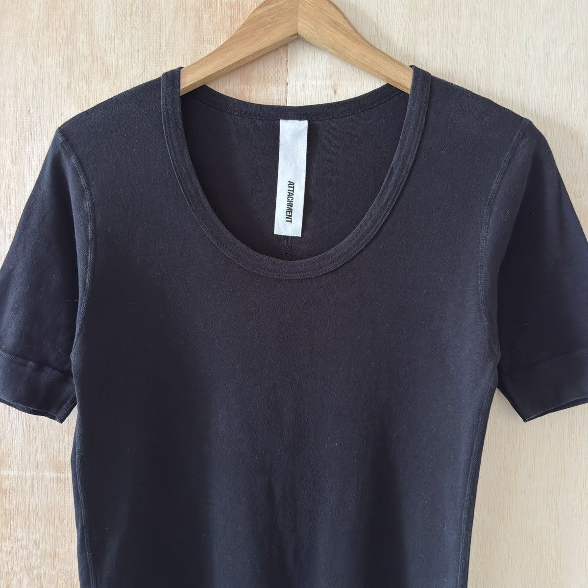 Attachment Japanese Brand Attachment Black Tees Size US S / EU 44-46 / 1 - 4 Thumbnail
