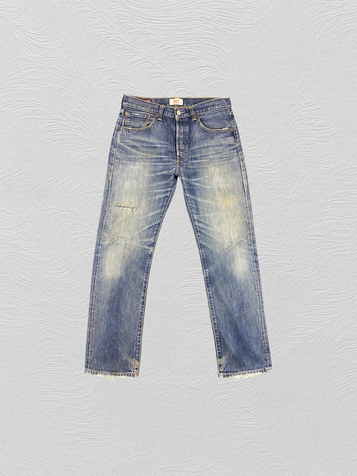 Japanese Brand Faded Blue Vintage Levi's 501 Jeans 33x32 Denim-JN2398 Size US 33 - 1 Thumbnail