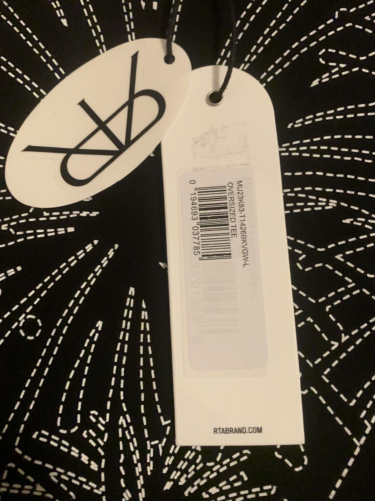 Rta RTA OVERSIZED VEGAS TEE (NEW) Size US L / EU 52-54 / 3 - 7 Thumbnail