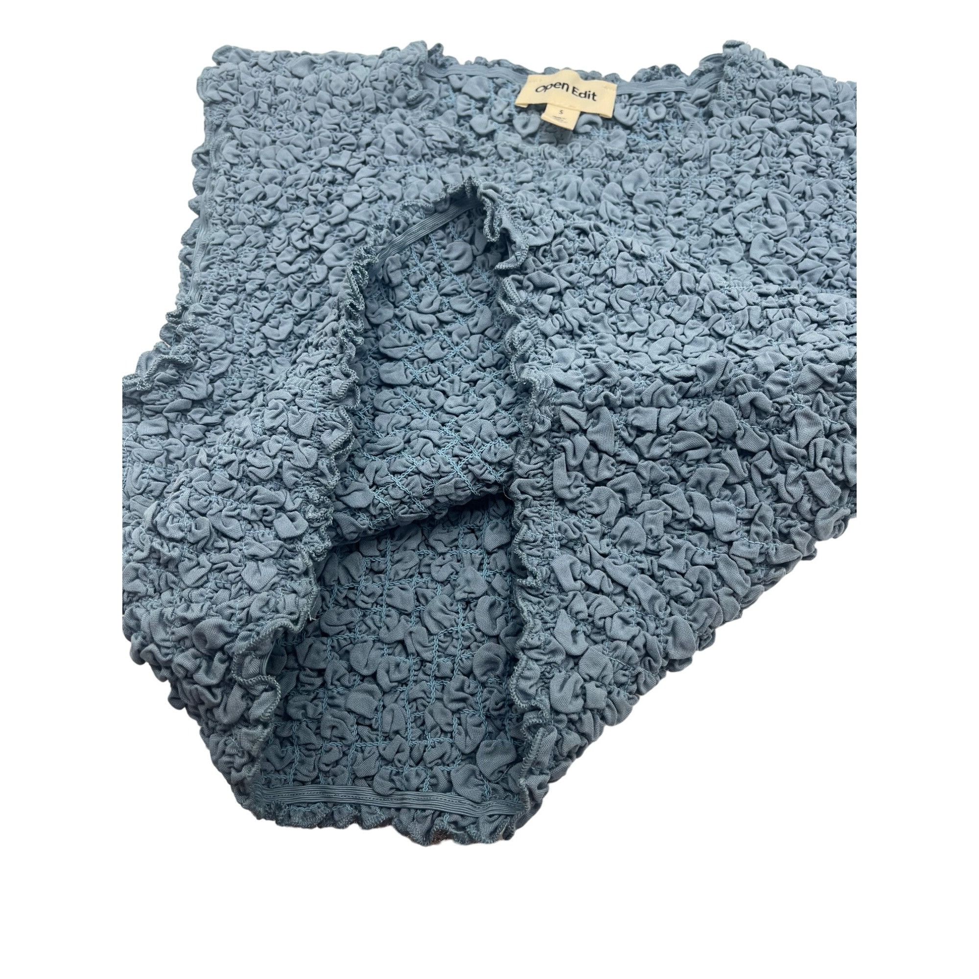 Other Open Edit Textured Top in Blue Chambray, S Size S / US 4 / IT 40 - 7 Thumbnail