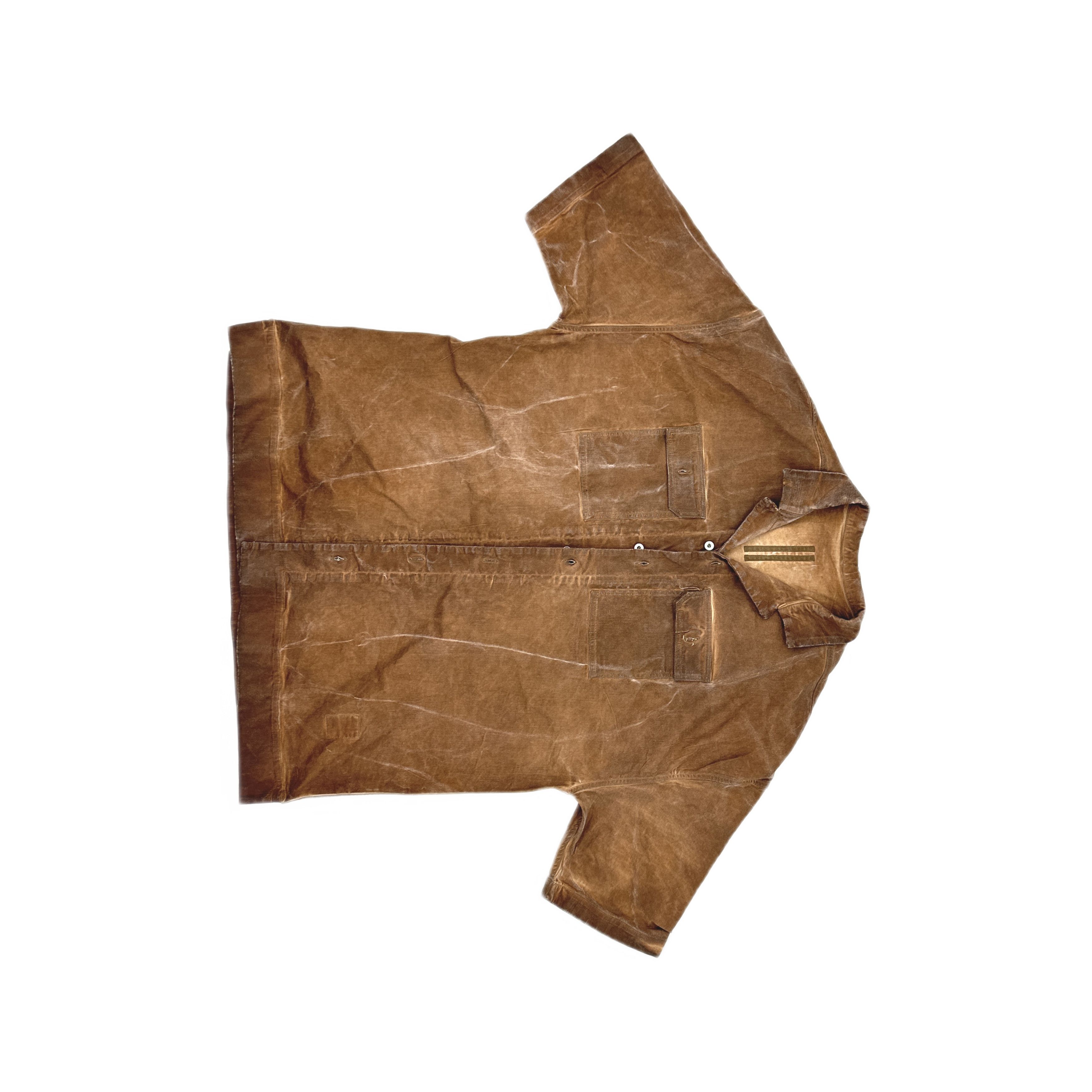 Rick Owens Drkshdw Rick Owens DRKSHDW Overdyed Henna Brown Shirt Size L Size US L / EU 52-54 / 3 - 1 Thumbnail
