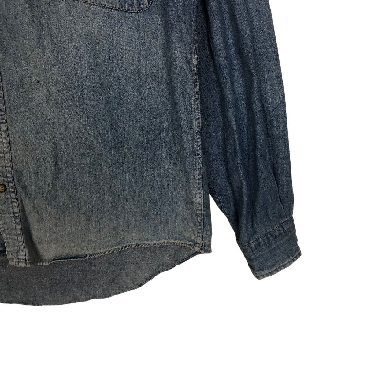 Japanese Brand 🔥VINTAGE COCA COLA DENIM CHAMBREY JACKET Size US M / EU 48-50 / 2 - 4 Thumbnail