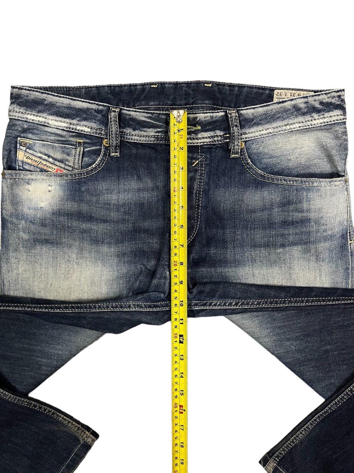 Diesel Vintage Diesel “Waykee” Regular Straight Distress Blue Jeans Size US 34 / EU 50 - 17 Thumbnail