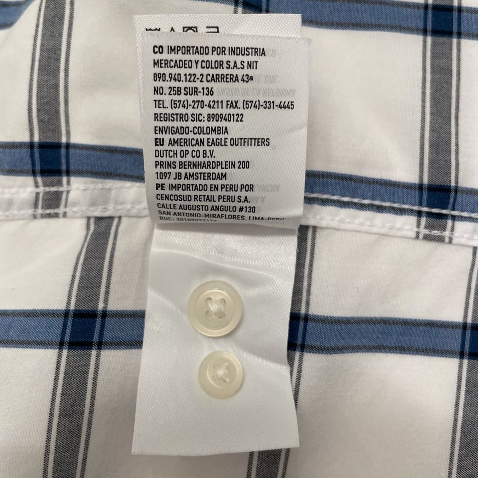 American Eagle Outfitters American Eagle Outfitters Plaid Poplin Button Down Shirt Size US S / EU 44-46 / 1 - 8 Thumbnail