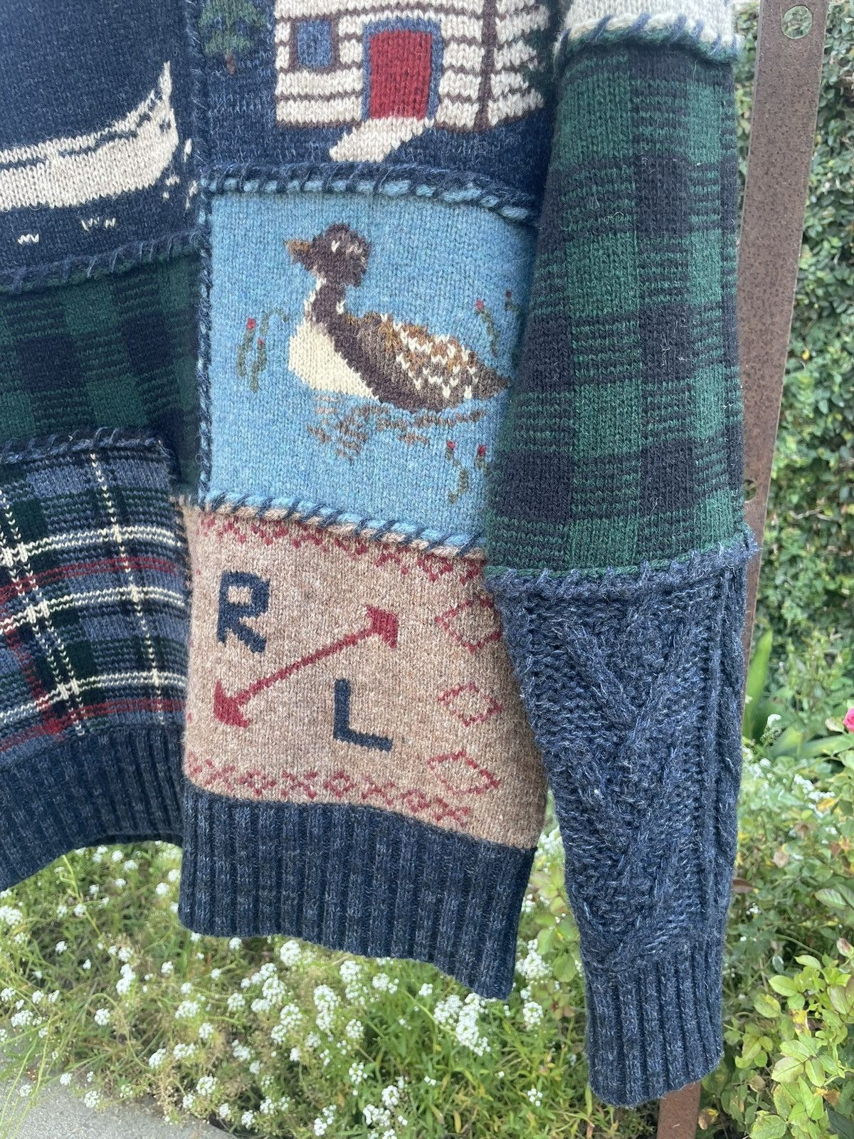 Polo Ralph Lauren Polo Ralph Lauren Patchwork Wool Sweater XS Size US XS / EU 42 / 0 - 4 Thumbnail