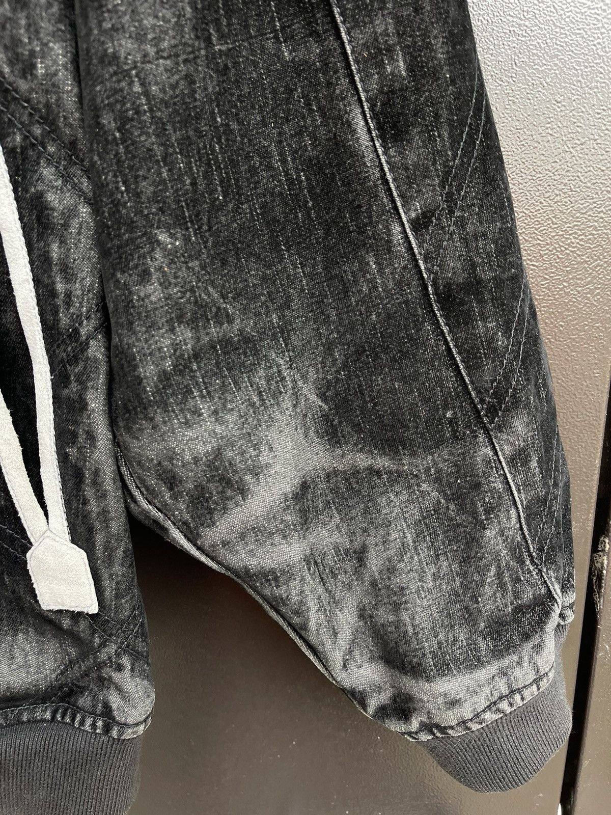 Pelle Pelle Johnny Blaze Denim Jacket Black Washed Vintage Faded Style Size US L / EU 52-54 / 3 - 5 Thumbnail