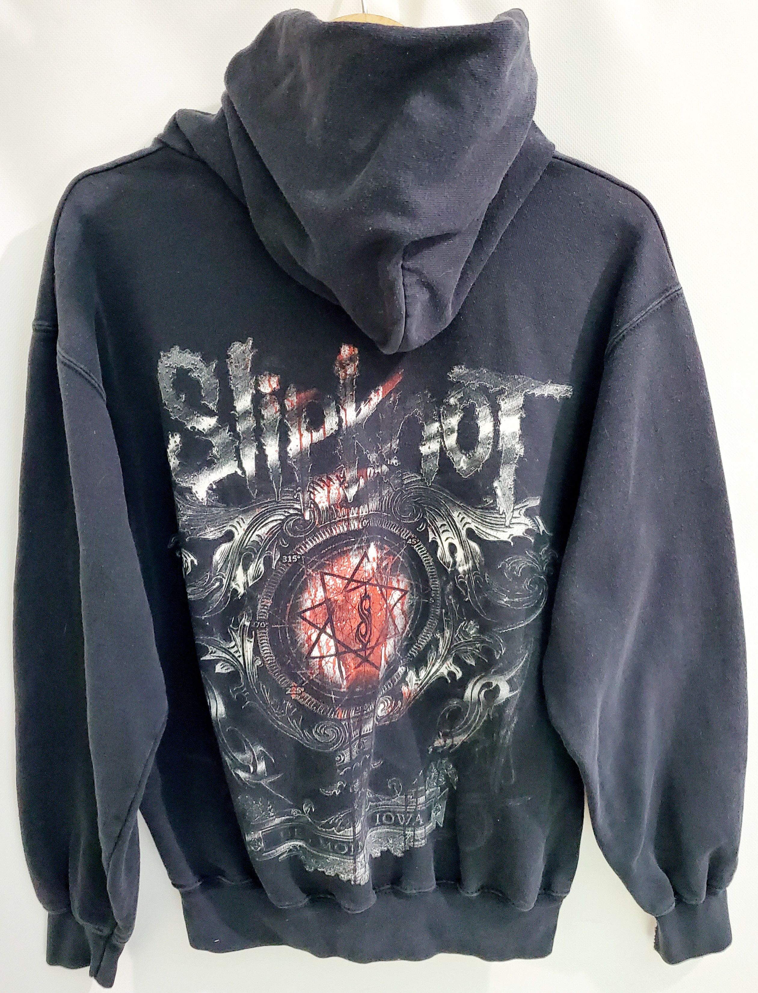 Band Tees × Slipknot × Vintage Vintage Slipknot Pentagram Big Logo Black Rock Band Hoodie M Size US M / EU 48-50 / 2 - 1 Thumbnail