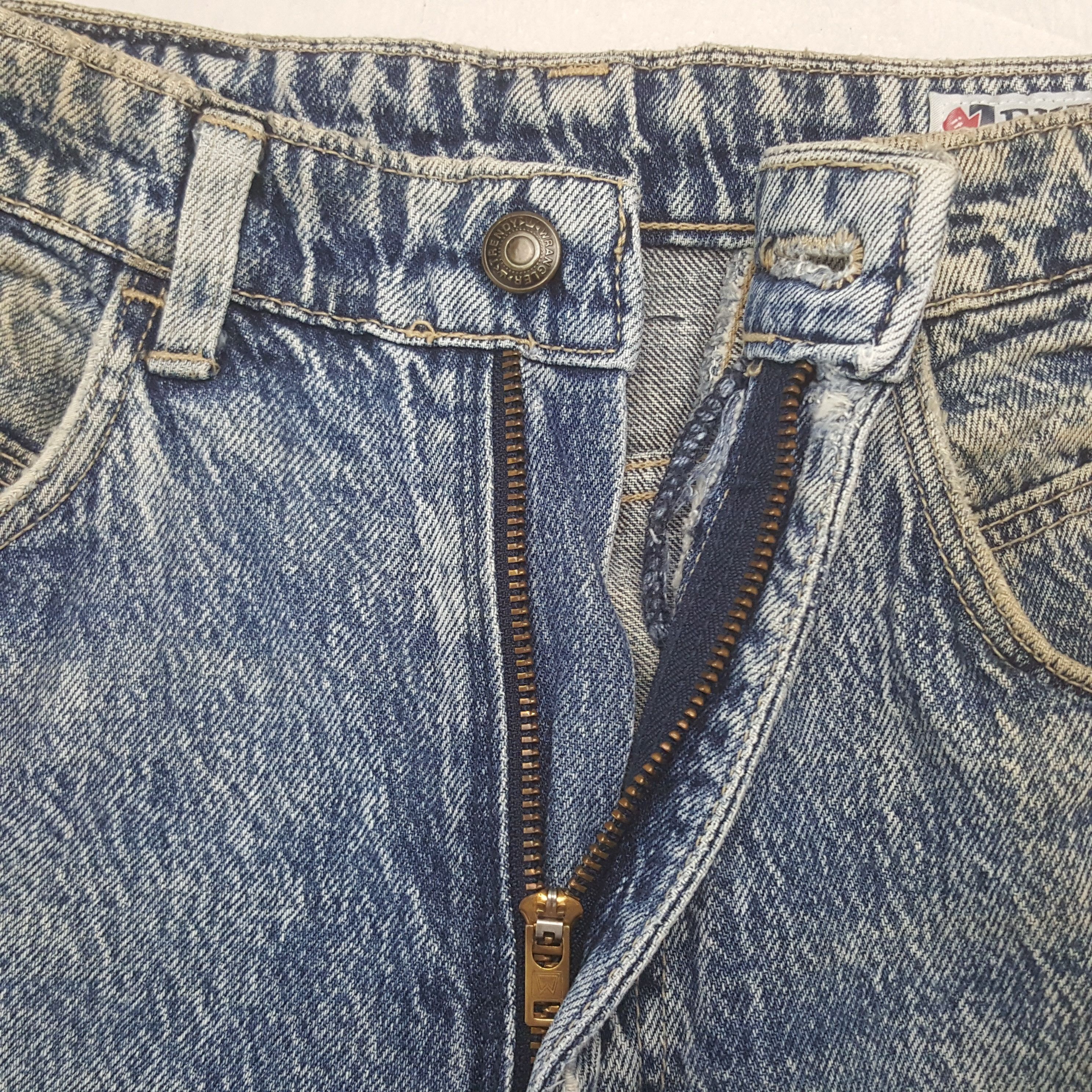 Wrangler Vintage Euro Wrangler American Retro Style Denim Jeans RR30 Size 28" / US 6 / IT 42 - 7 Thumbnail