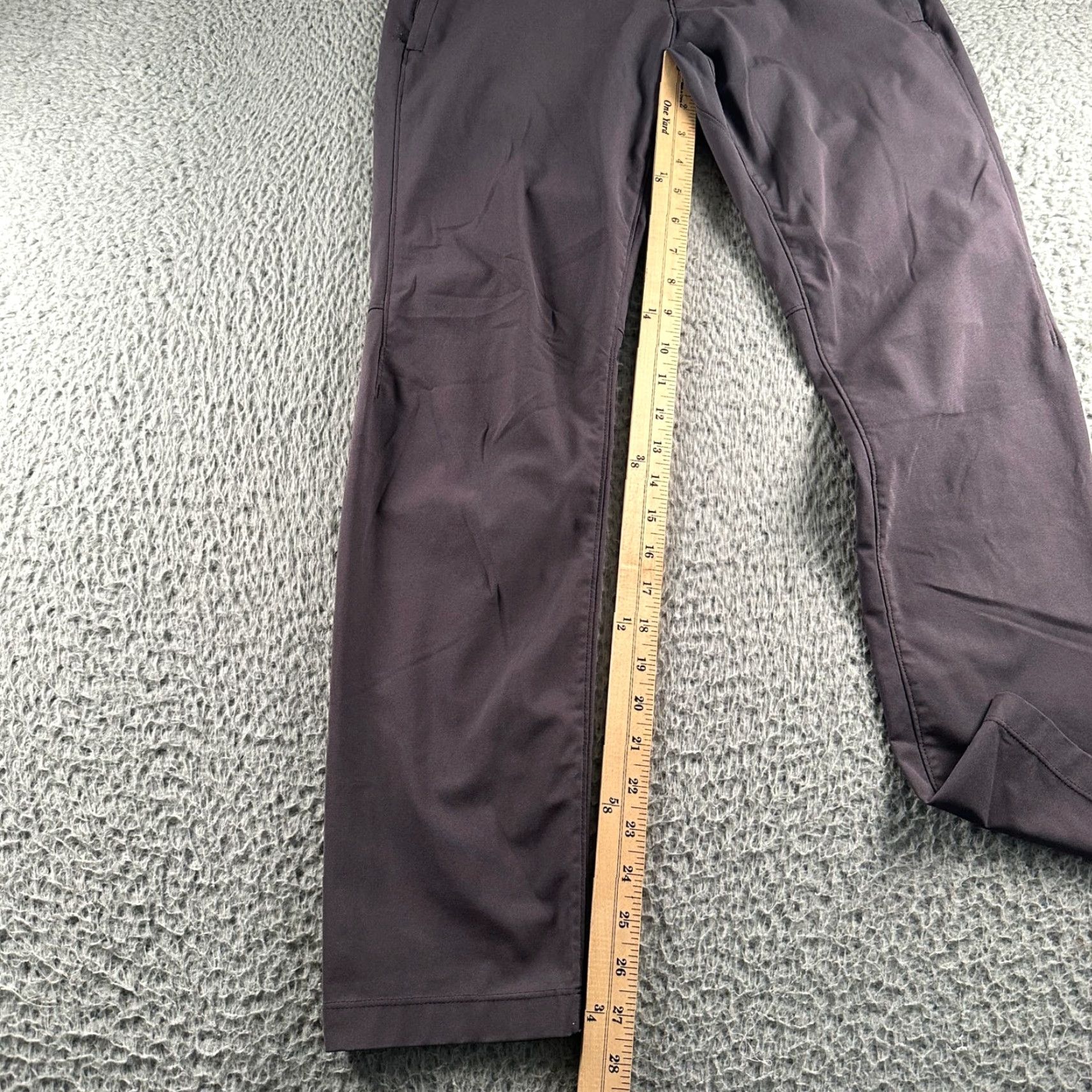 Reigning Champ Reigning Champ Pants Mens 28 Slim Stretch Tapered Chino Purple Casual Full Front Flat Front Branded Button Size US 28 / EU 44 - 7 Thumbnail