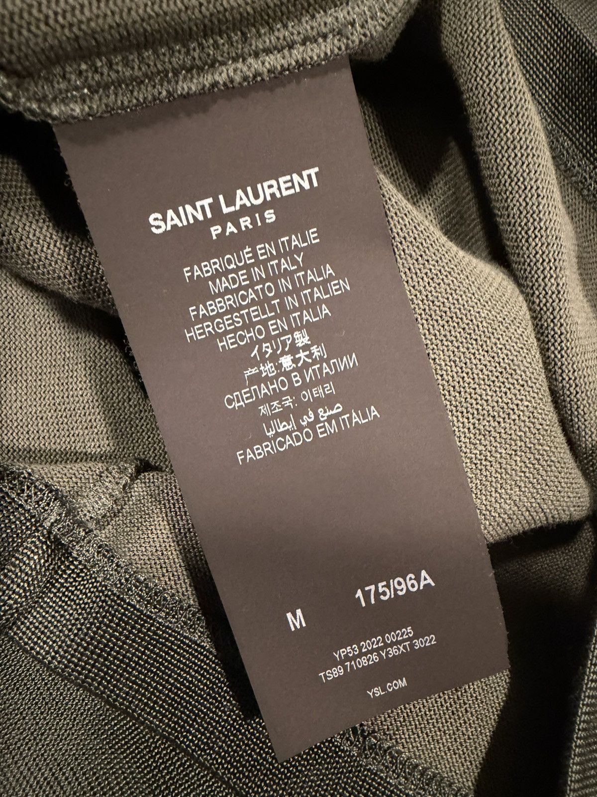 Saint Laurent Paris Saint laurent mens t shirt. M Size US M / EU 48-50 / 2 - 3 Thumbnail