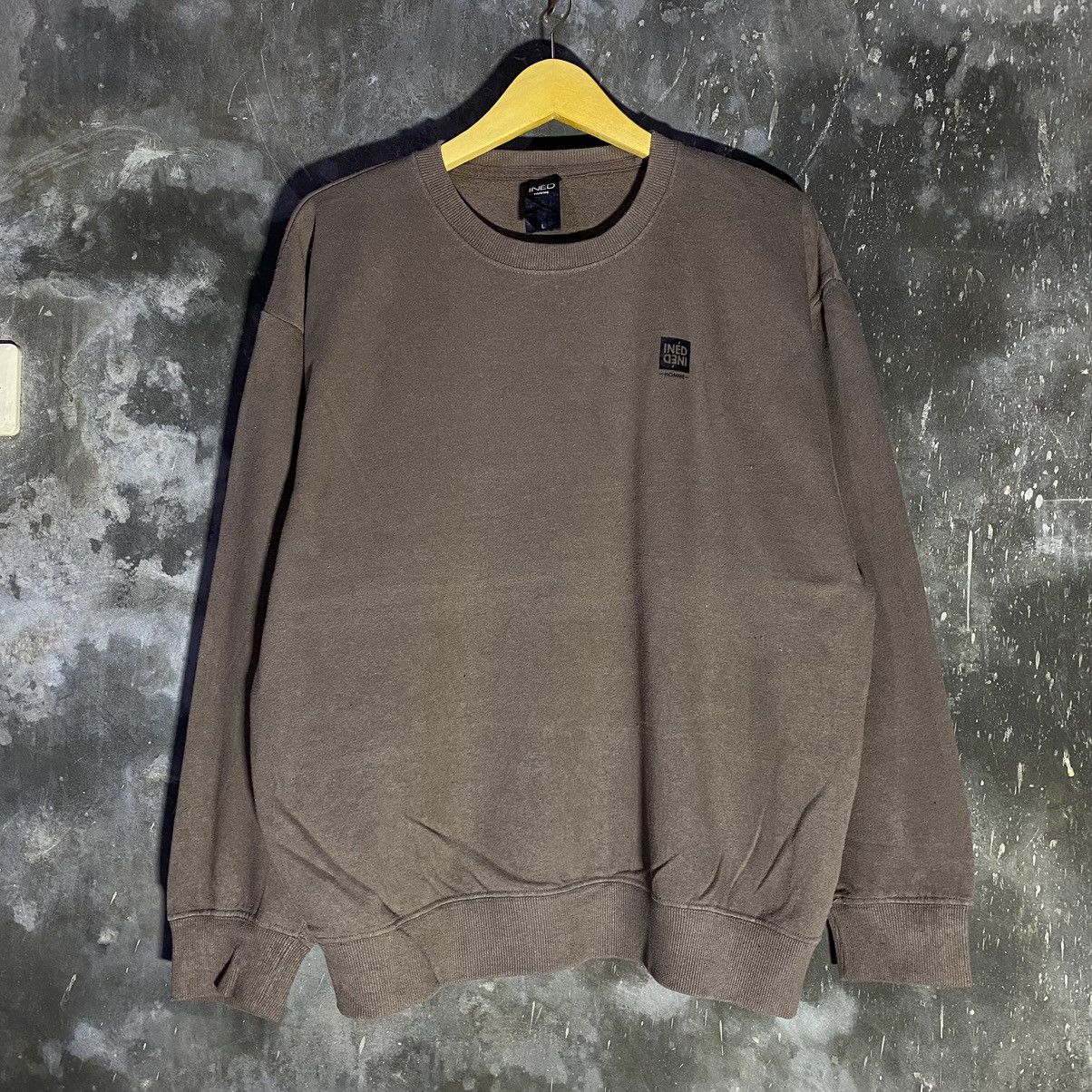 Yohji Yamamoto INED HOMME YOHJI YAMAMOTO SWEATHERSHIRT Size US L / EU 52-54 / 3 - 3 Thumbnail