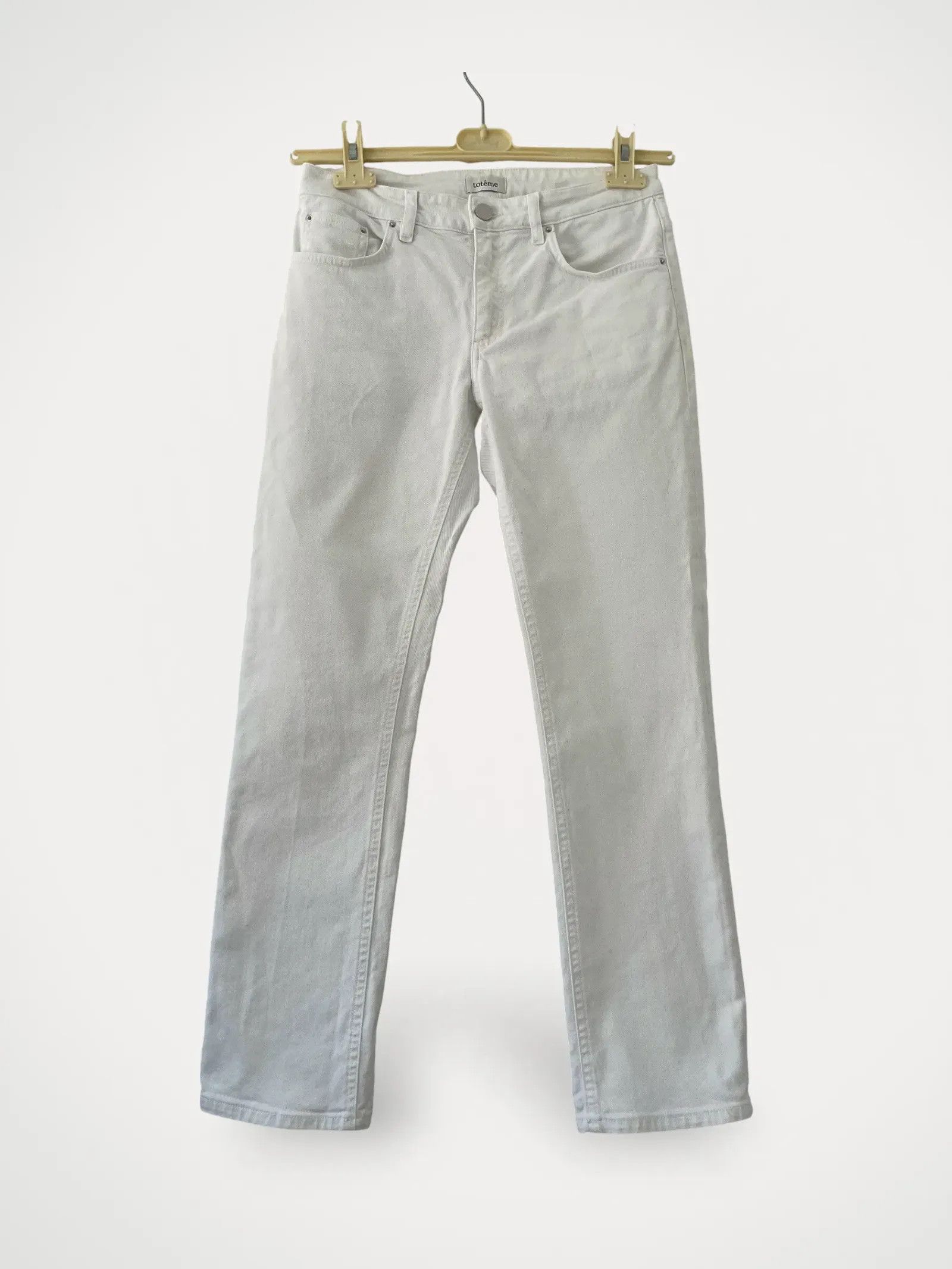 Toteme Toteme Straight Jeans Size 28" / US 6 / IT 42 - 1 Thumbnail