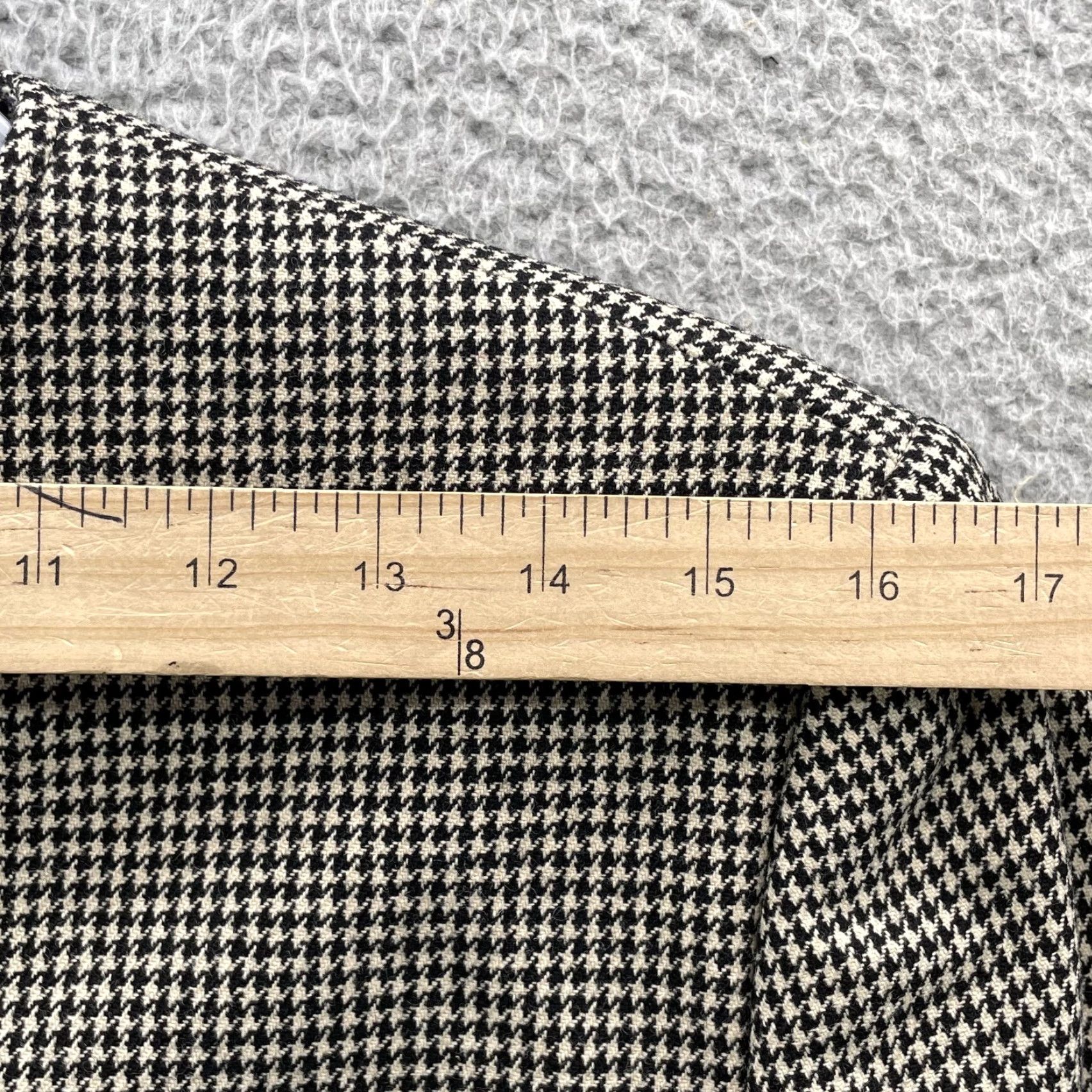 Ralph Lauren VTG Ralph Lauren 100% Wool Pant Suit Women 8 Houndstooth Blazer Jacket Wool Black Classic Retro Designers Corpcore Vintage Women 8 Mens? Size 30" / US 8 / IT 44 - 5 Thumbnail
