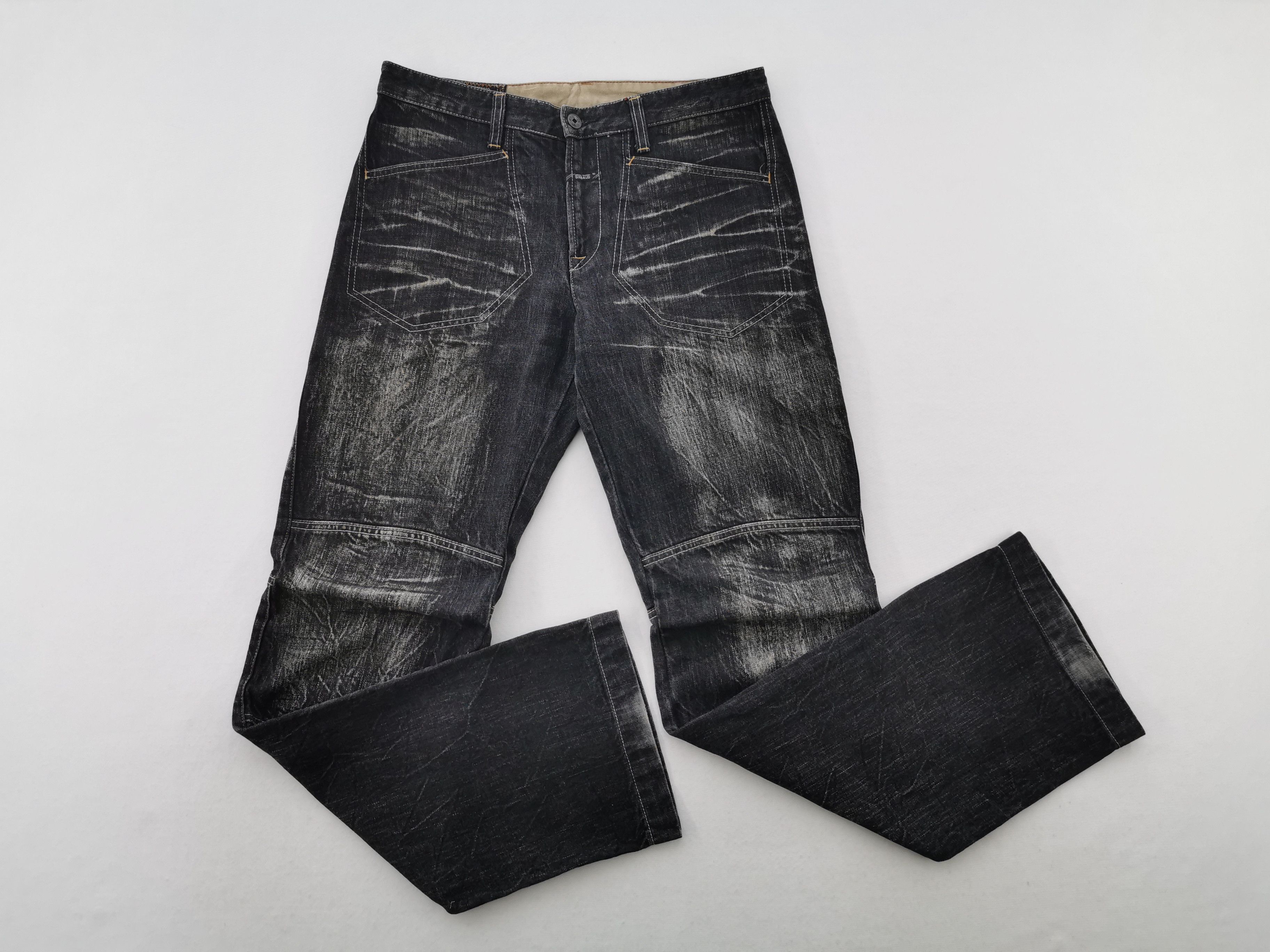 Marithe + Francois Girbaud Distressed Vintage Marithe Francois Girbaud Double Knee Size US 33 - 1 Thumbnail