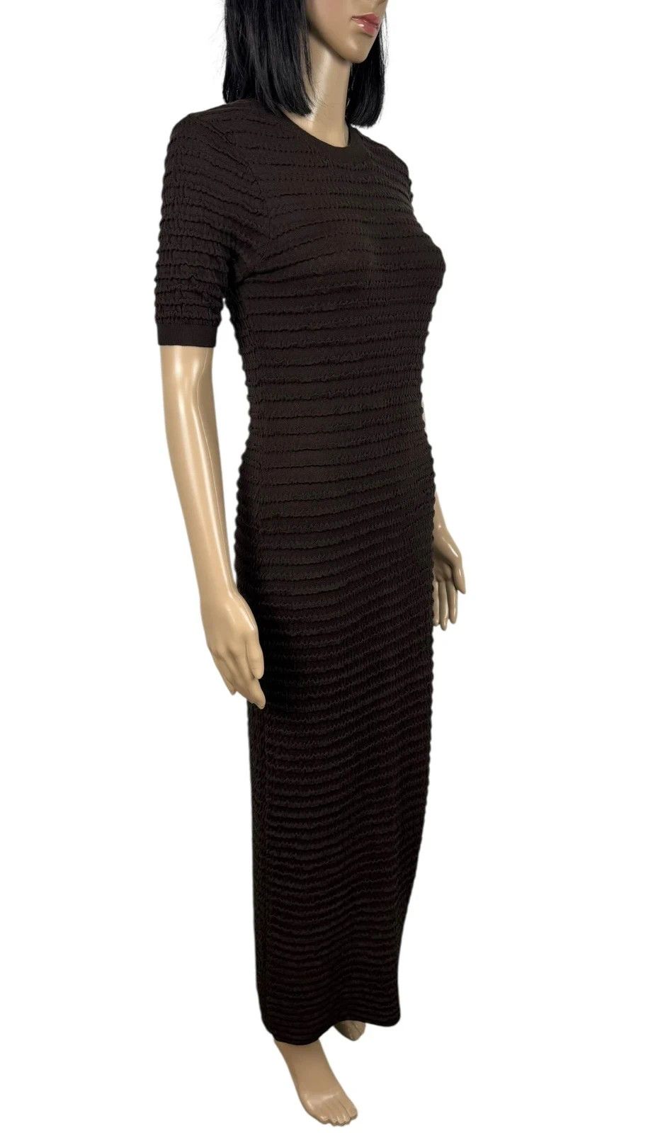 Frame Frame Maxi Dress Silk Cotton Knit Structured size S Size S / US 4 / IT 40 - 3 Thumbnail