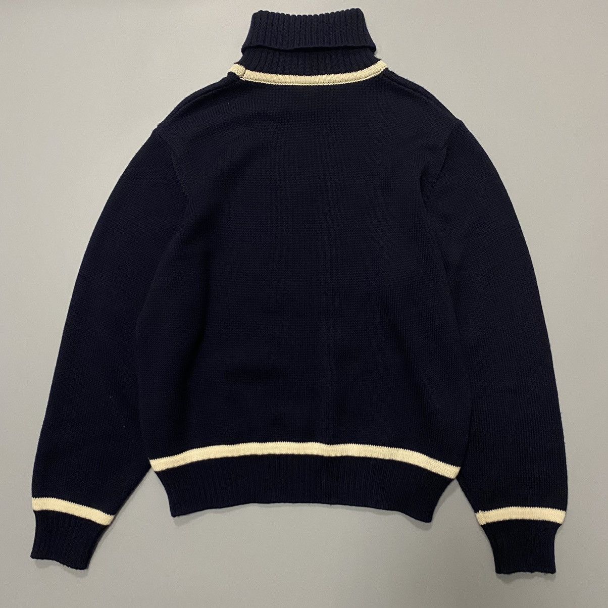 Diesel Diesel Y2K Knit Pullover Sweater Dark Blue Vintage Mens L Size US L / EU 52-54 / 3 - 4 Thumbnail
