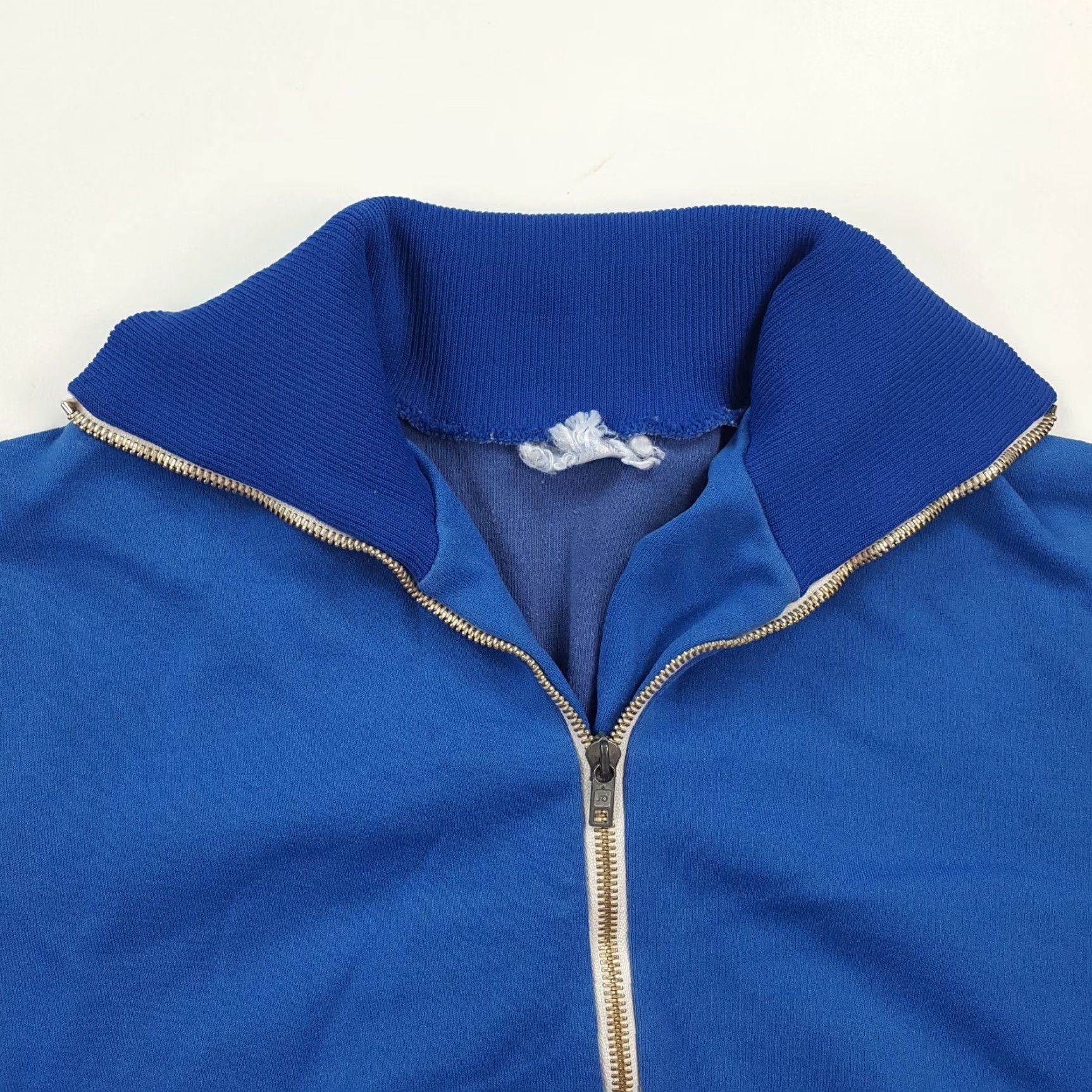 Vintage VINTAGE VTG 80s German Track Suit Jacket Men's S Sports Zip Sweatshirt Germany Veb Blue Stadium Football Soccer Retro Windbreaker 70s 80s Size US S / EU 44-46 / 1 - 5 Thumbnail