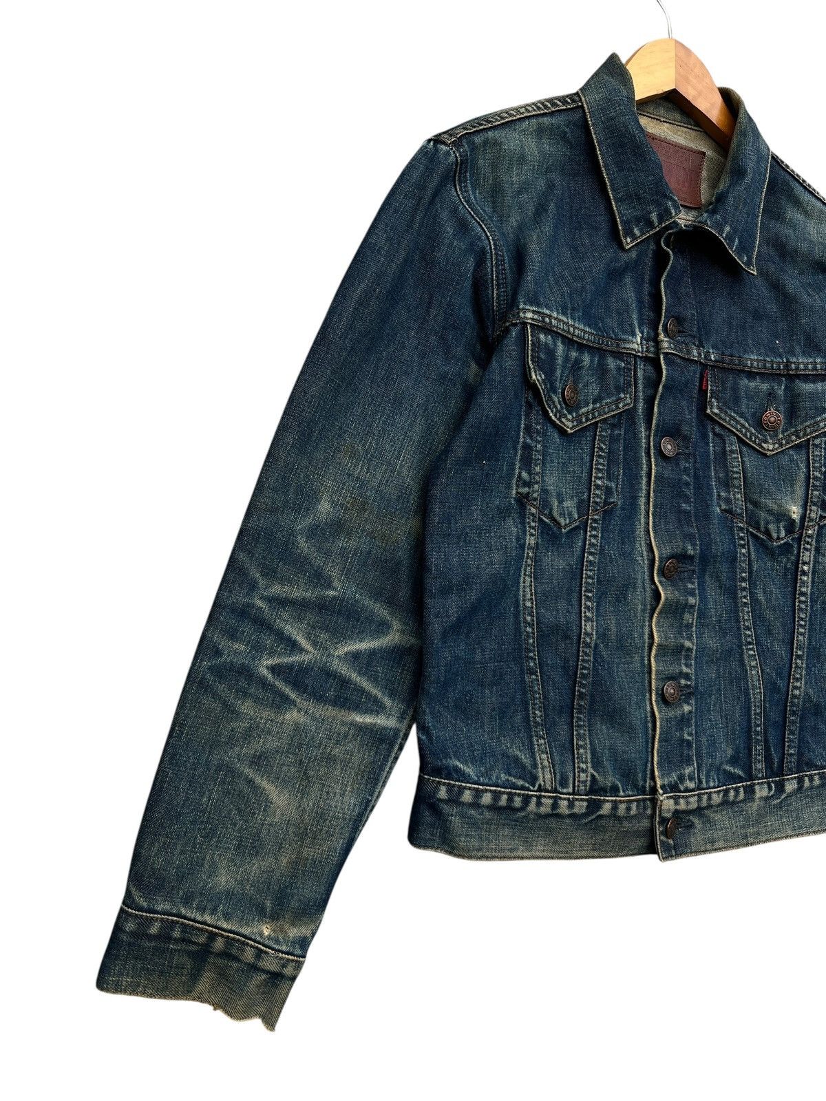 Edwin Vintage Edwin Japan Mudwash Distressed Denim Jacket Size US M / EU 48-50 / 2 - 5 Thumbnail