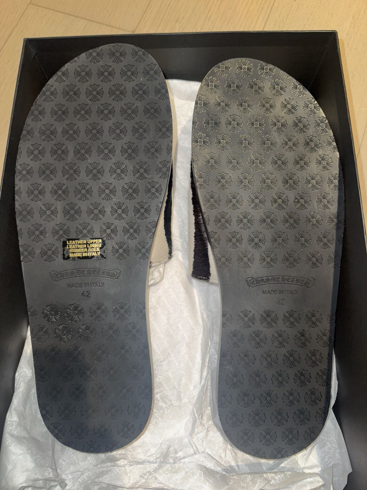 Chrome Hearts Chrome Hearts Zebra Stud Slides Size US 9 / EU 42 - 4 Thumbnail