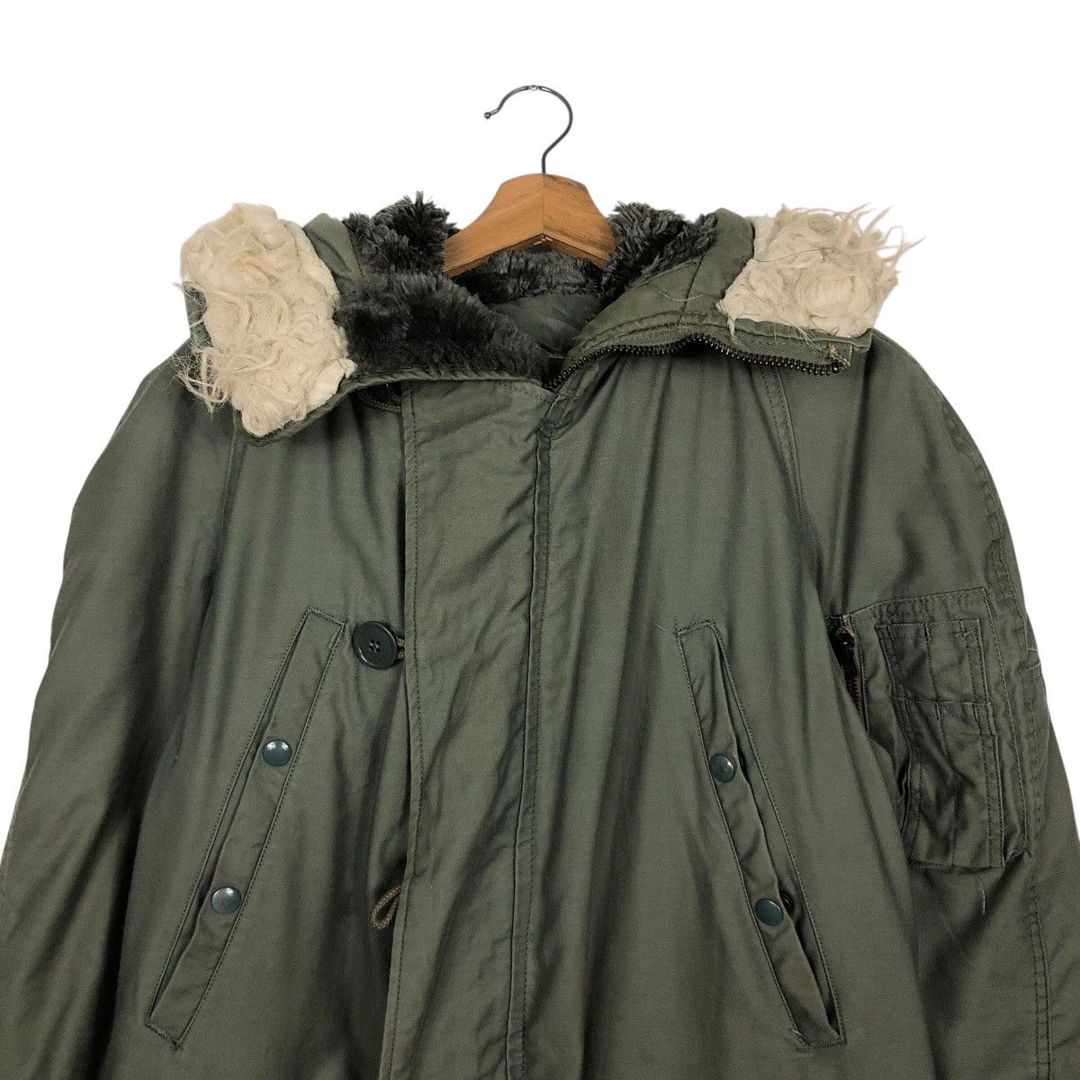 Vintage 📌Vintage Heavy Parka Jacket Military Scovill Zipper Usa Size US M / EU 48-50 / 2 - 4 Thumbnail