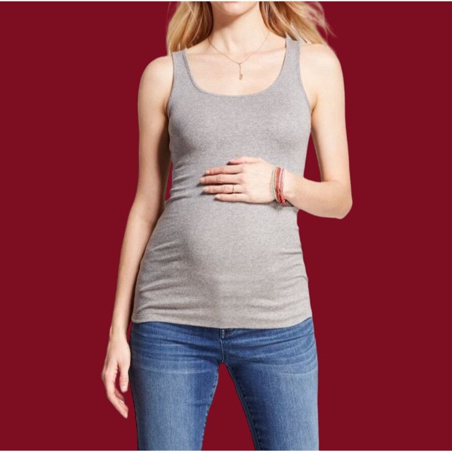 Other Isabel Maternity - Maternity Tank Top - Gray - Extra Small Size XS / US 0-2 / IT 36-38 - 1 Thumbnail