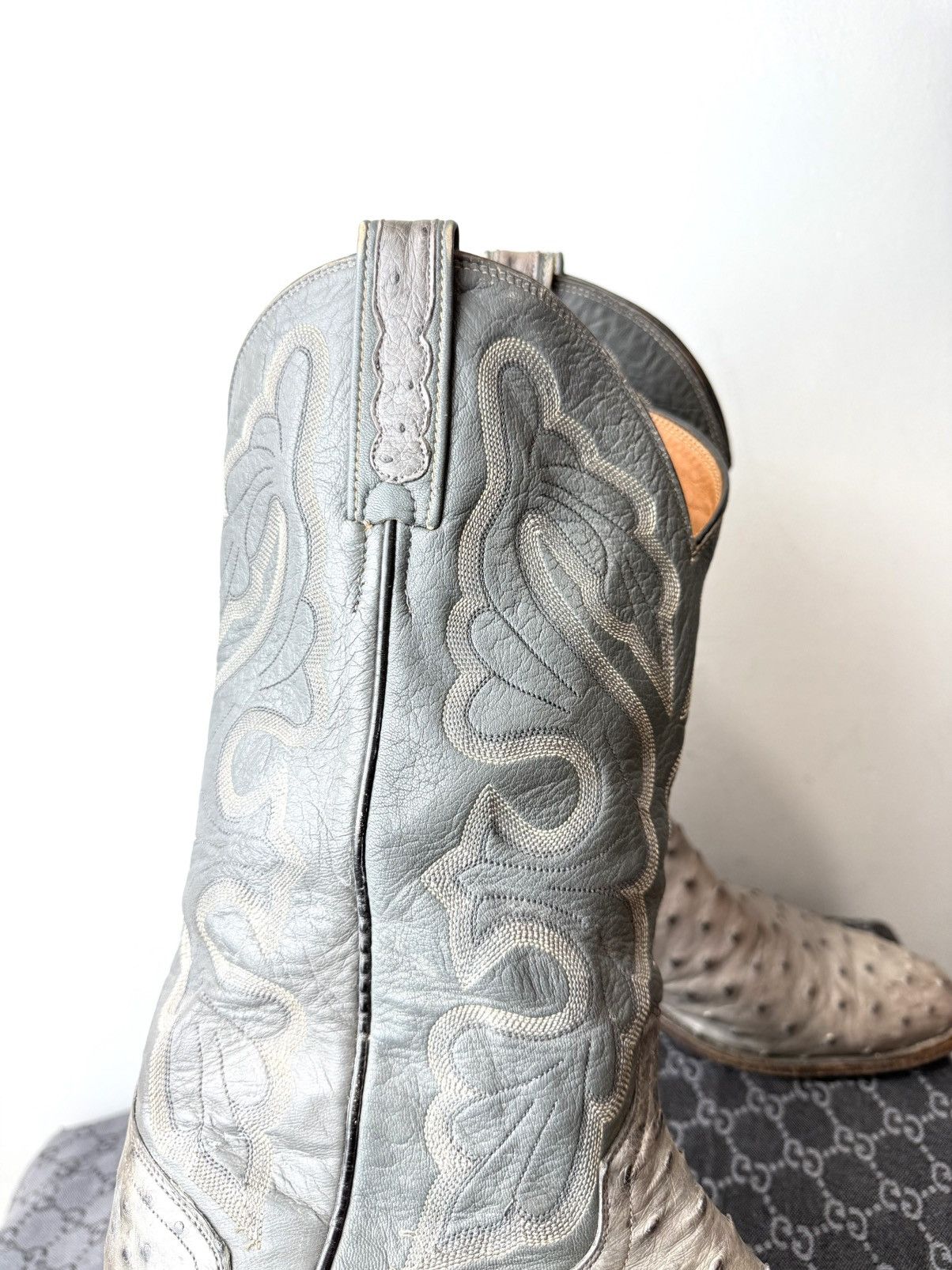 Cowboy Equipment 💥Rare! Vintage El Dorado USA Western Leather Cowboy Boots Size US 9 / EU 42 - 6 Thumbnail
