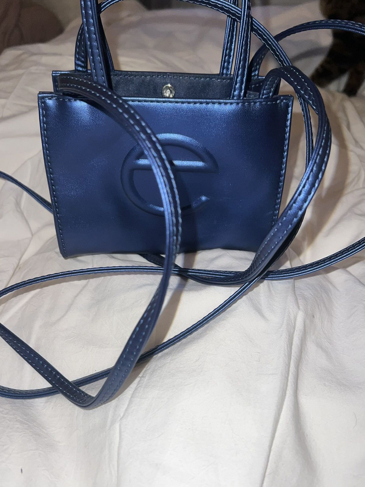 Telfar Telfar “small” shopping bag in cobalt Size ONE SIZE - 3 Thumbnail