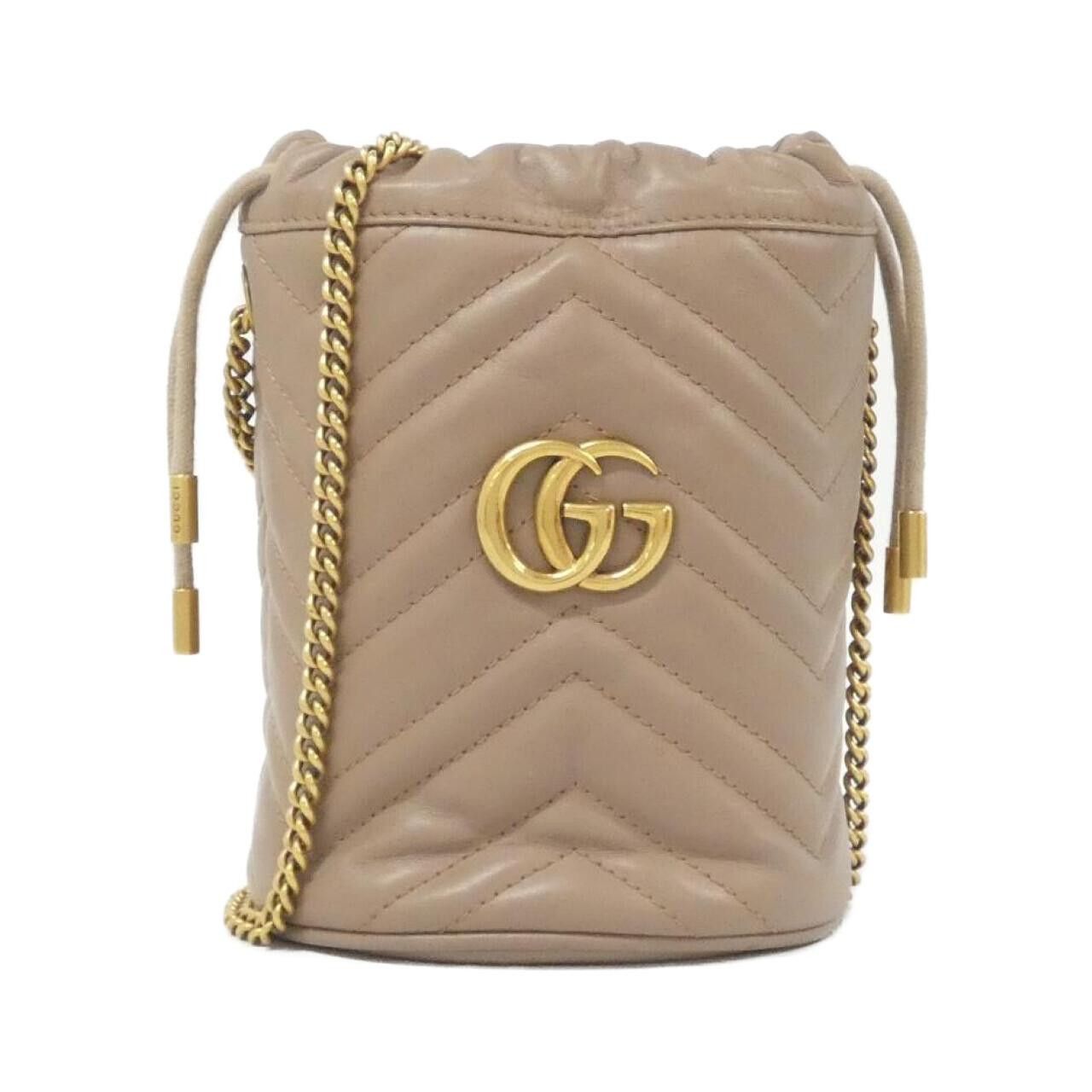 Gucci Gucci Gucci GG MARMONT Quilting Chevron Leather Shoulder Bag Leather Shoulder Bag 575163 DTDRT DUTY FREE for USA Size ONE SIZE - 1 Thumbnail