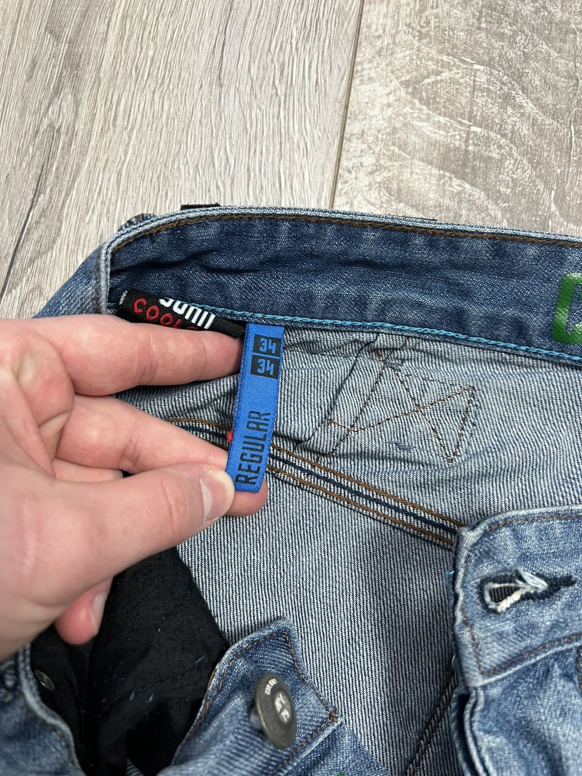 Other Y2K Jeans Crazy Fit Denim Pants 2000s Slim Size US 34 / EU 50 - 12 Thumbnail