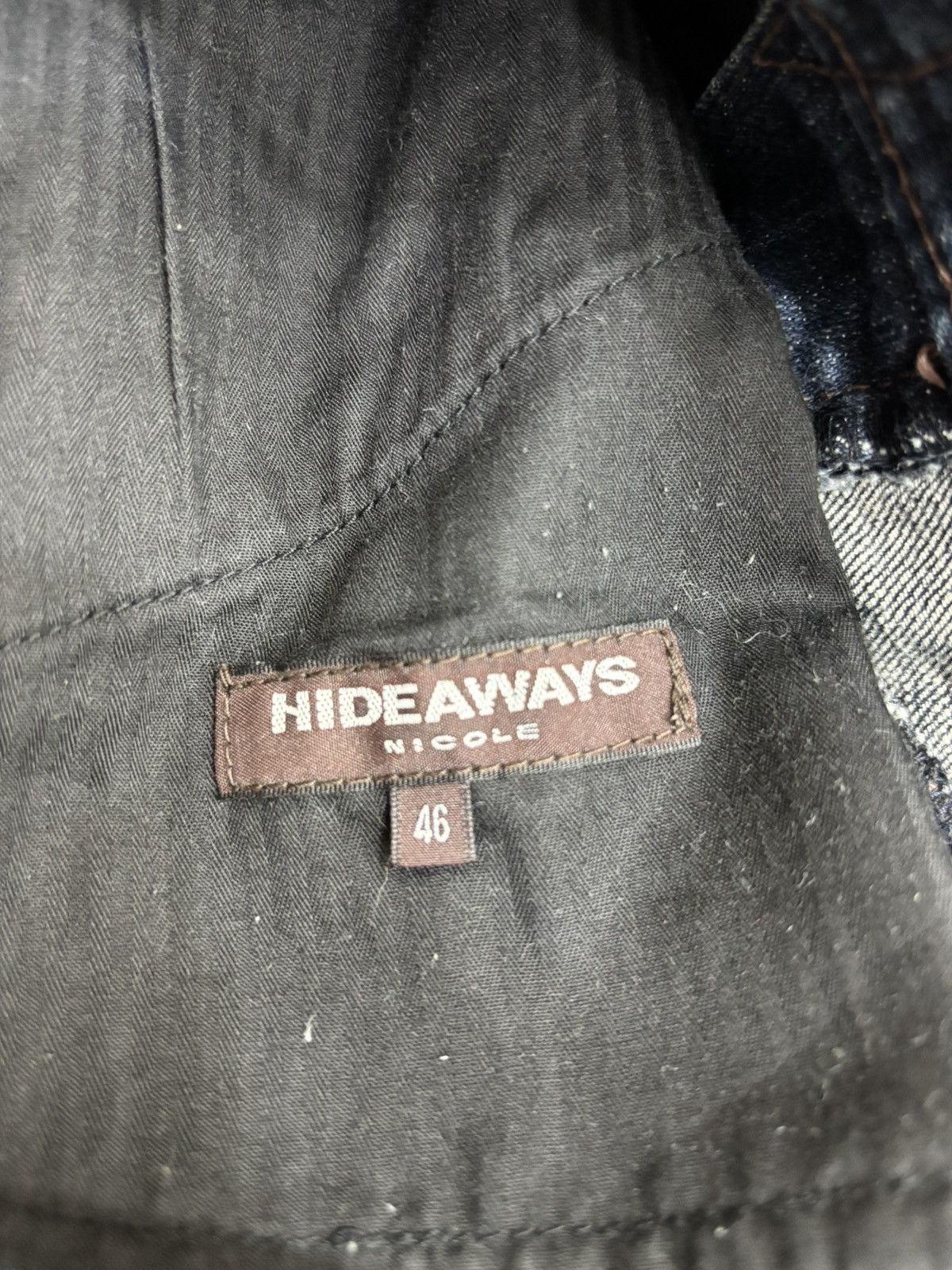 HIDEAWAYS 💥Avant Garde💥Hideaways Multiple Seam Flare Denim F621 Size US 31 - 23 Thumbnail