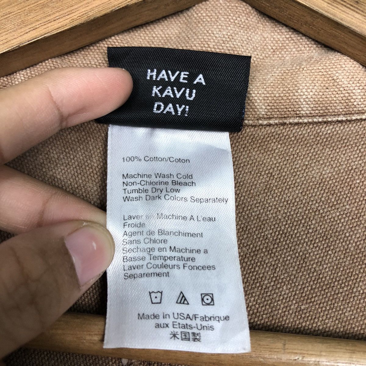 Japanese Brand 📌Vintage Half Zipper Jacket Kavu Duck Canvas Detroit Size US M / EU 48-50 / 2 - 18 Thumbnail