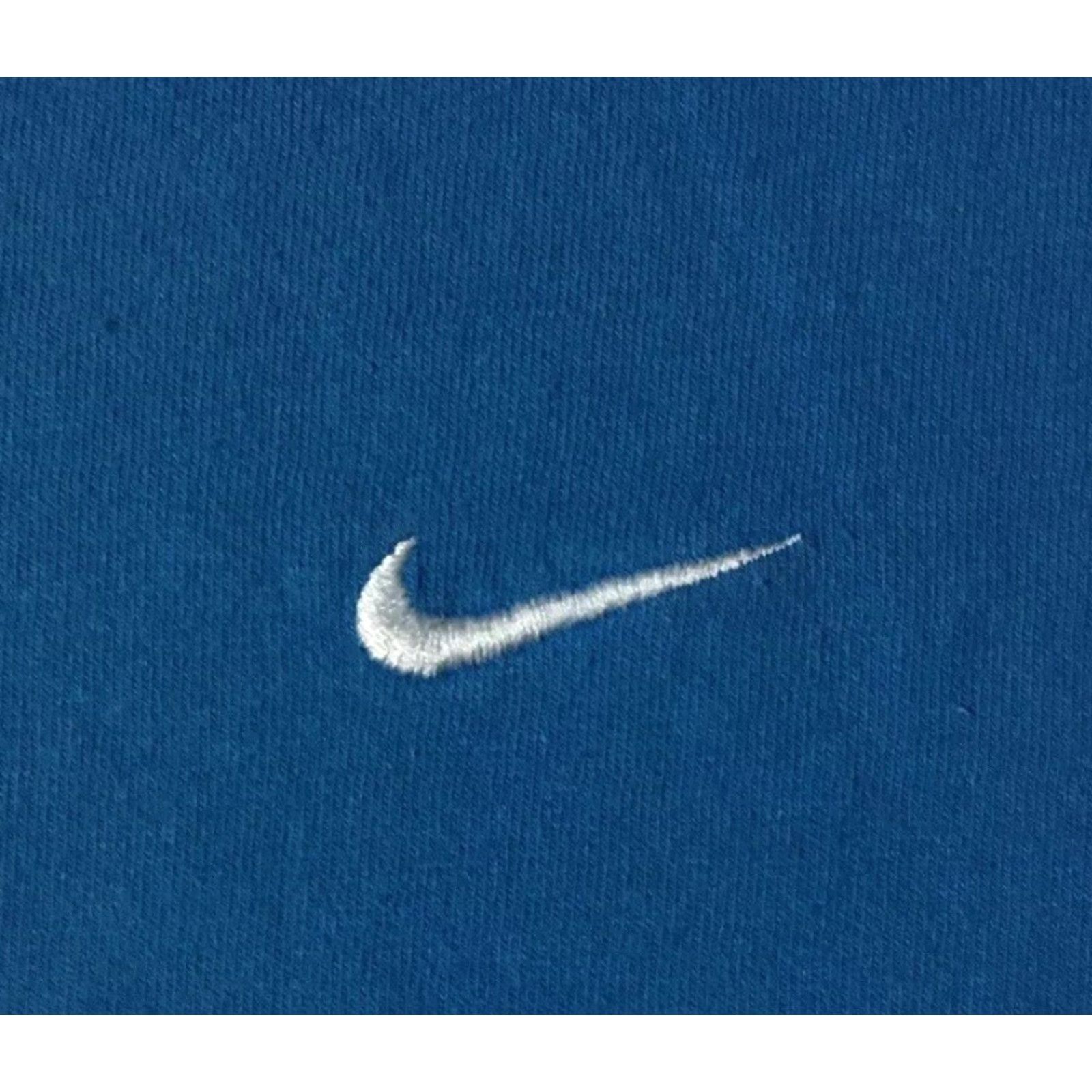 Nike VINTAGE Nike Faded Swoosh Shirt 2XL Boxy Mens Blue 90s Y2K Grunge Surf Skate Hip Hop Punk Retro College USA Swoosh Shirt Mens XXL Size US XXL / EU 58 / 5 - 2 Thumbnail