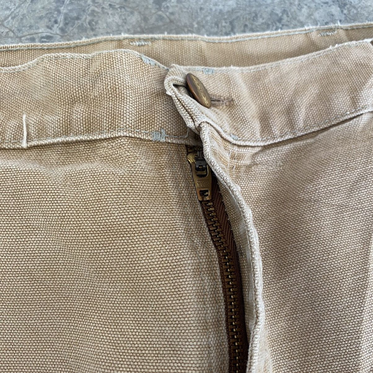Carhartt VTG Carhartt Double Knee Faded Tan Dirty Carpenter Pants Size US 36 / EU 52 - 12 Thumbnail