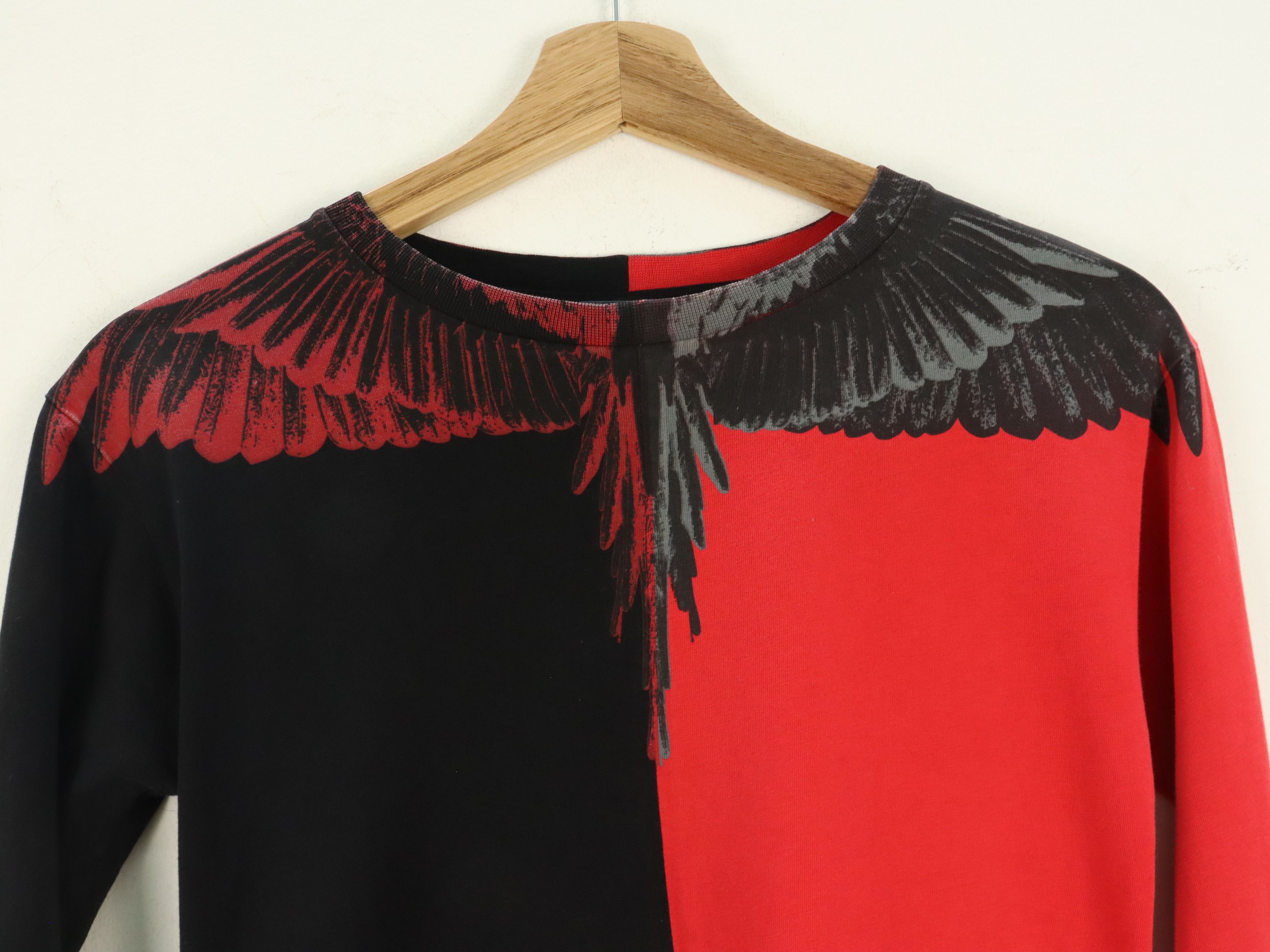 Marcelo Burlon Marcelo Burlon Icon Wings Two Tone Longsleeve Shirt Size US XS / EU 42 / 0 - 3 Thumbnail