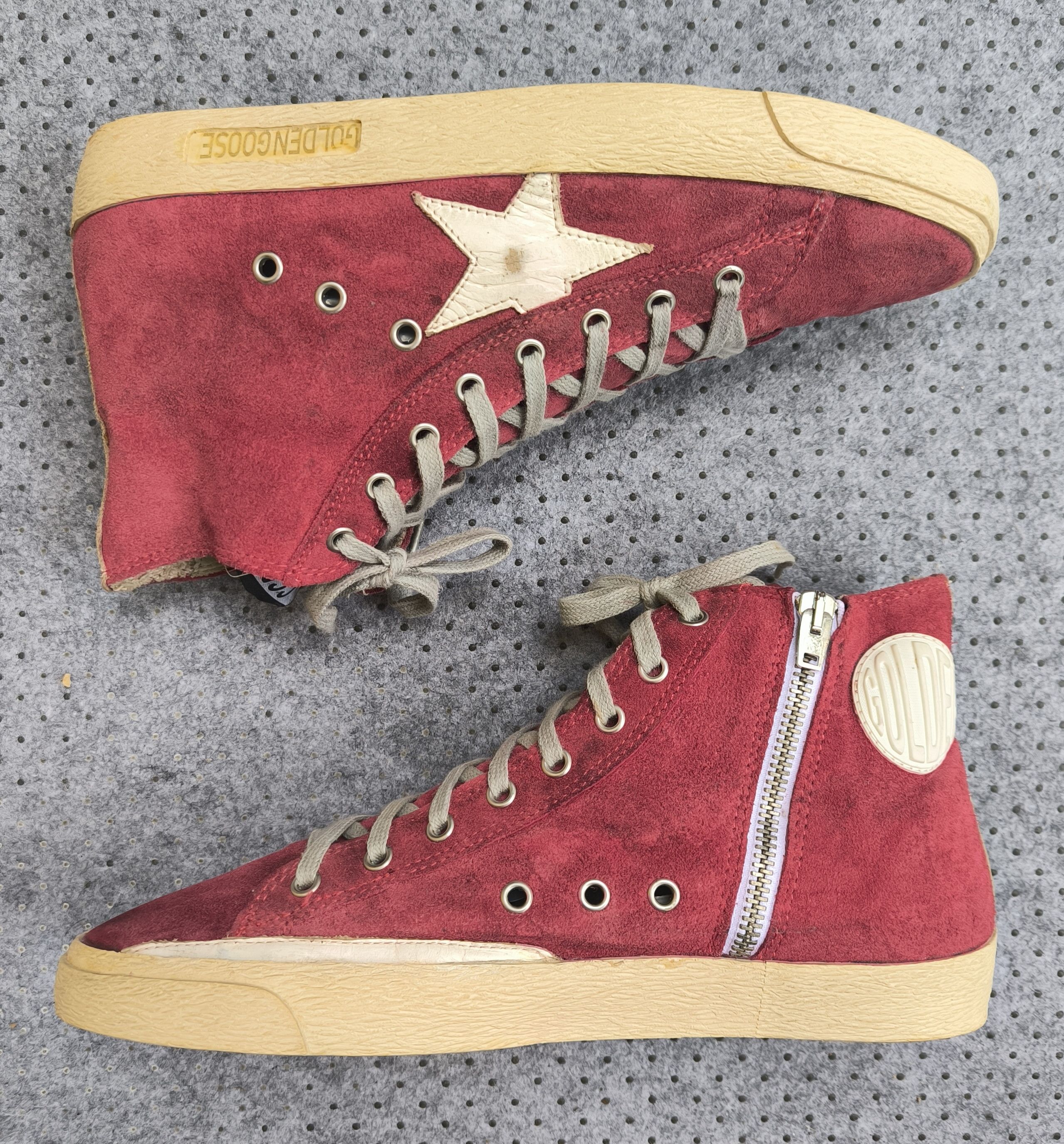 Golden Goose GOLDEN GOOSE men's Francy suede leather mid-cut sneakers Size US 8 / EU 41 - 2 Thumbnail