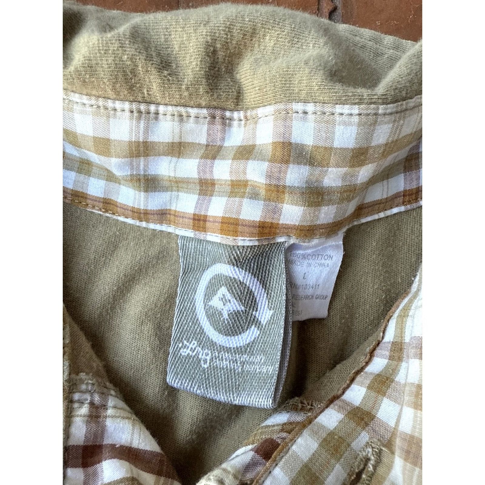 Vintage LRG Polo Shirt Group Polo Shirt LRG Regular Size Large Cotton Short Sleeve Brown Logo Geometric Beach 2000s Y2K Mens Mens Size US L / EU 52-54 / 3 - 3 Thumbnail