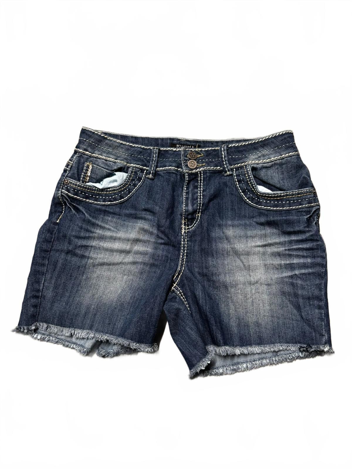 Designer Stylish Yoz & Ali Denim Cut-Off Shorts Size 30" / US 8 / IT 44 - 1 Thumbnail