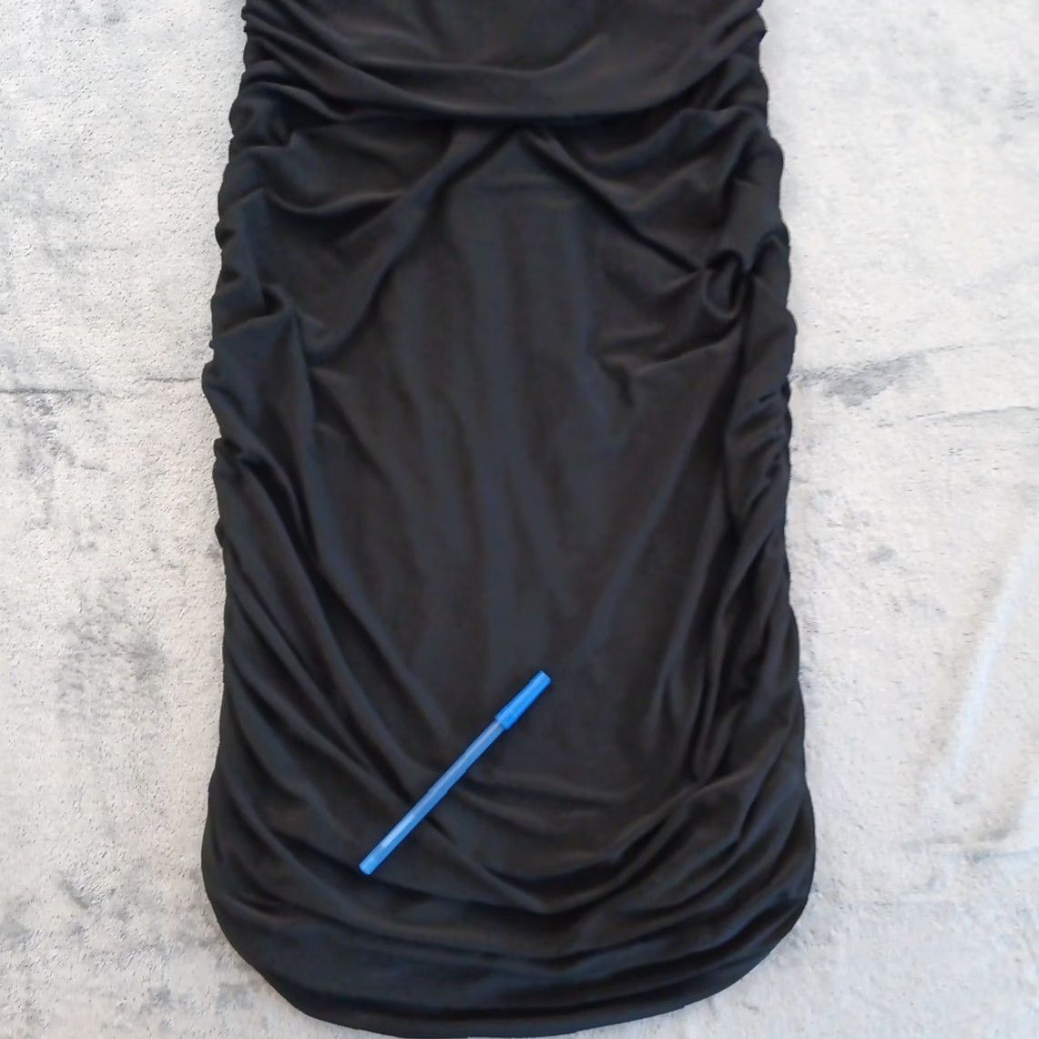 Ralph Lauren Lauren Ralph Lauren Dress Midi Black Sleeveless Ruched Bodycon Size 10 Pullover Lined Stretch Women Womens Size L / US 10 / IT 46 - 3 Thumbnail
