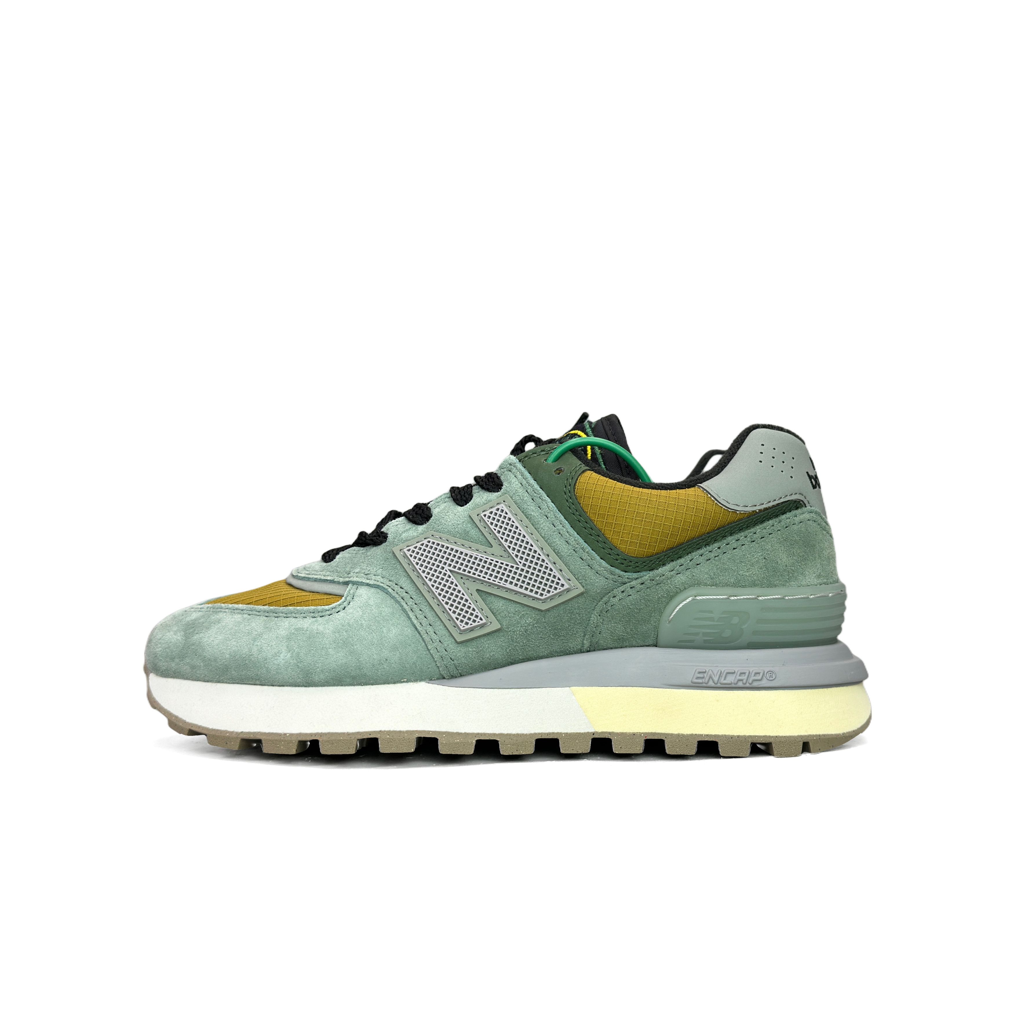 New Balance Stone Island x New Balance 574 Green Sneakers US 5 Size US 5 / EU 37 - 1 Thumbnail