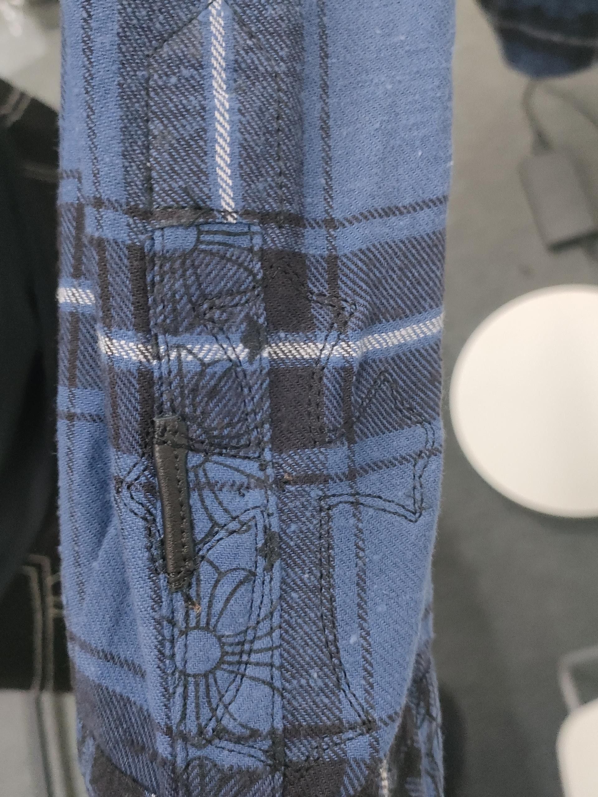 Chrome Hearts Chrome Hearts LOOSE END Blue Monogram Cross Flannel Shirt Size US M / EU 48-50 / 2 - 7 Thumbnail