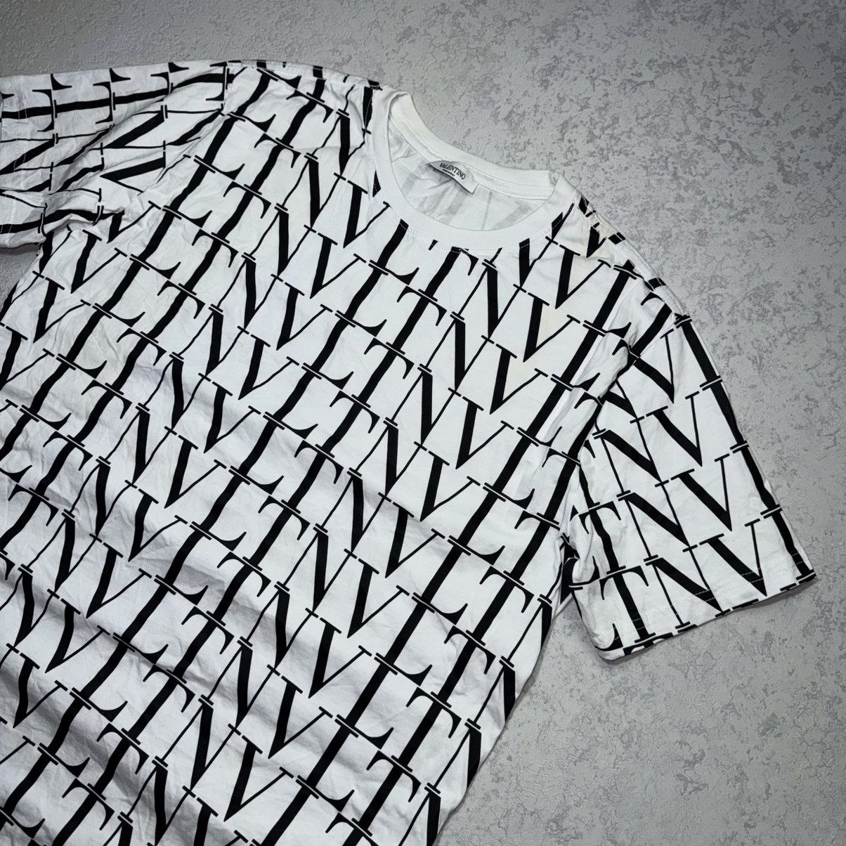 Valentino Valentino VLTN White Logo T Shirt Size US L / EU 52-54 / 3 - 5 Thumbnail