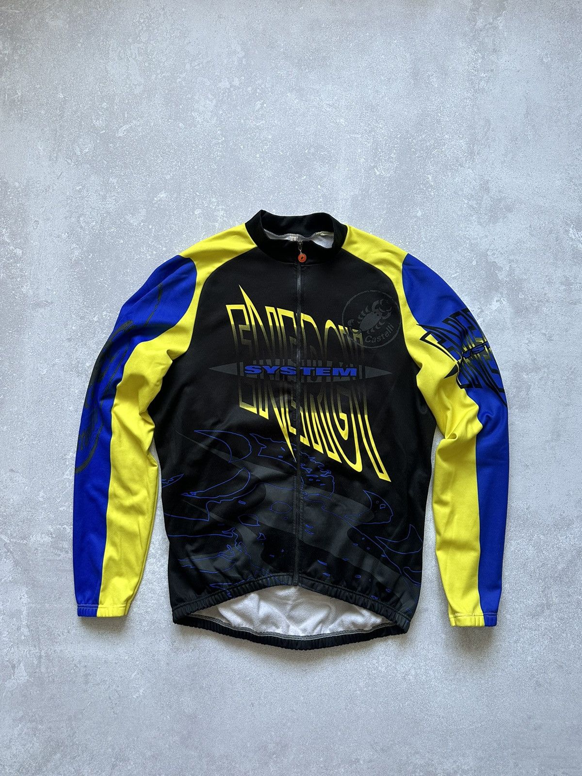 Vintage CASTELLI ENERGY SYSTEM Windstopper Cycling Jacket Bike Cycle Size US L / EU 52-54 / 3 - 1 Thumbnail