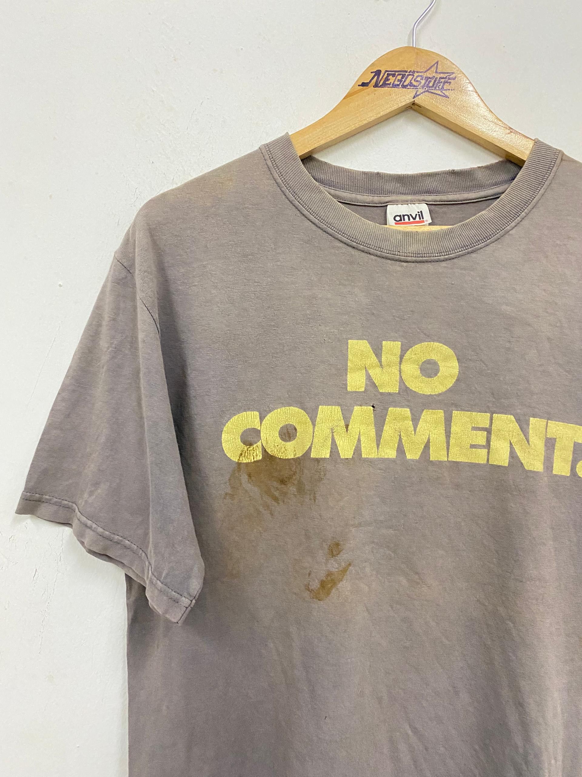 Vintage VTG 90s SUB POP no comment grunge distressed tees Size US M / EU 48-50 / 2 - 4 Thumbnail