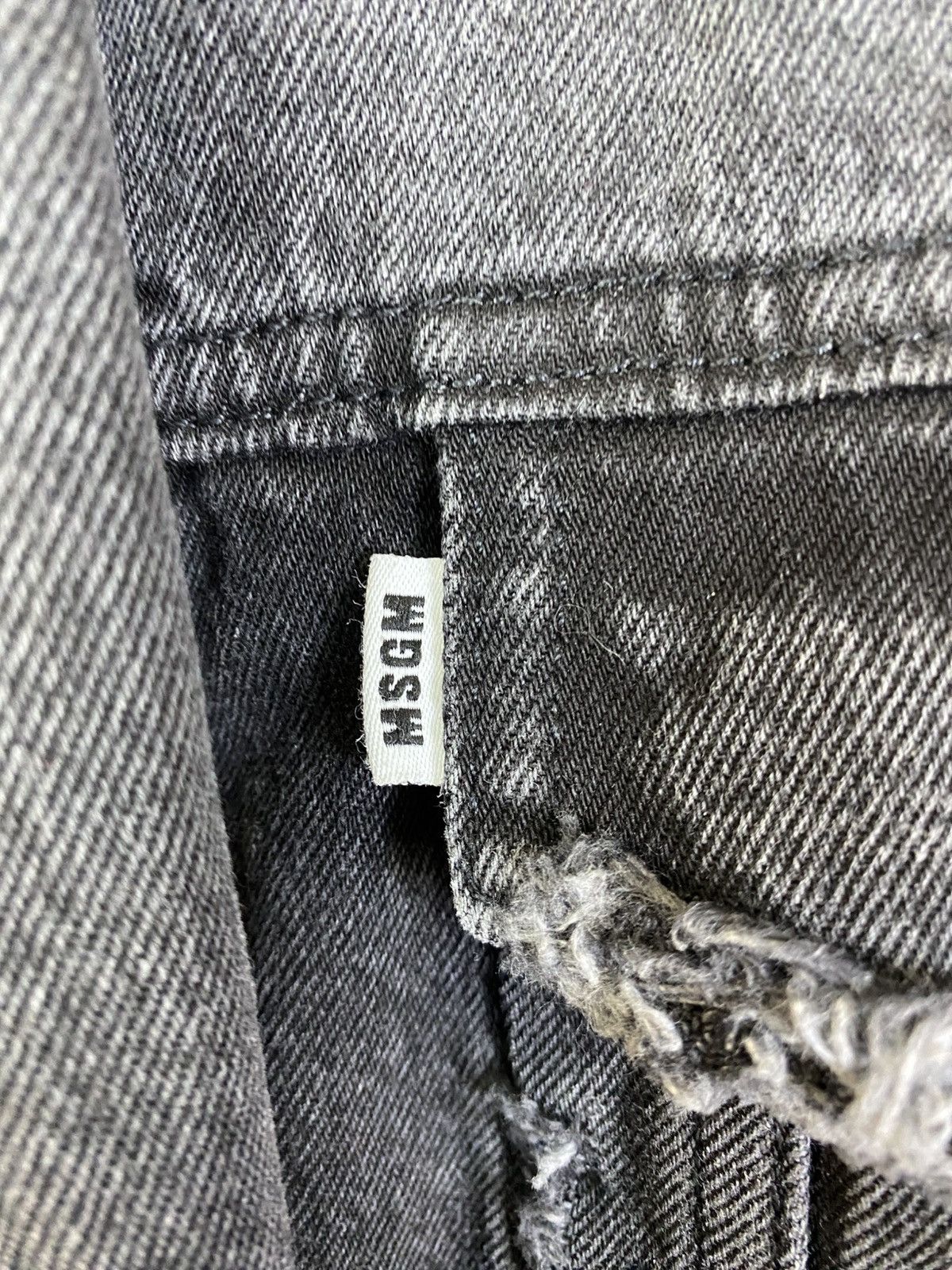 MSGM MSGM italy - Crushed/Destroyed Denim jacket Size M / US 6-8 / IT 42-44 - 6 Thumbnail